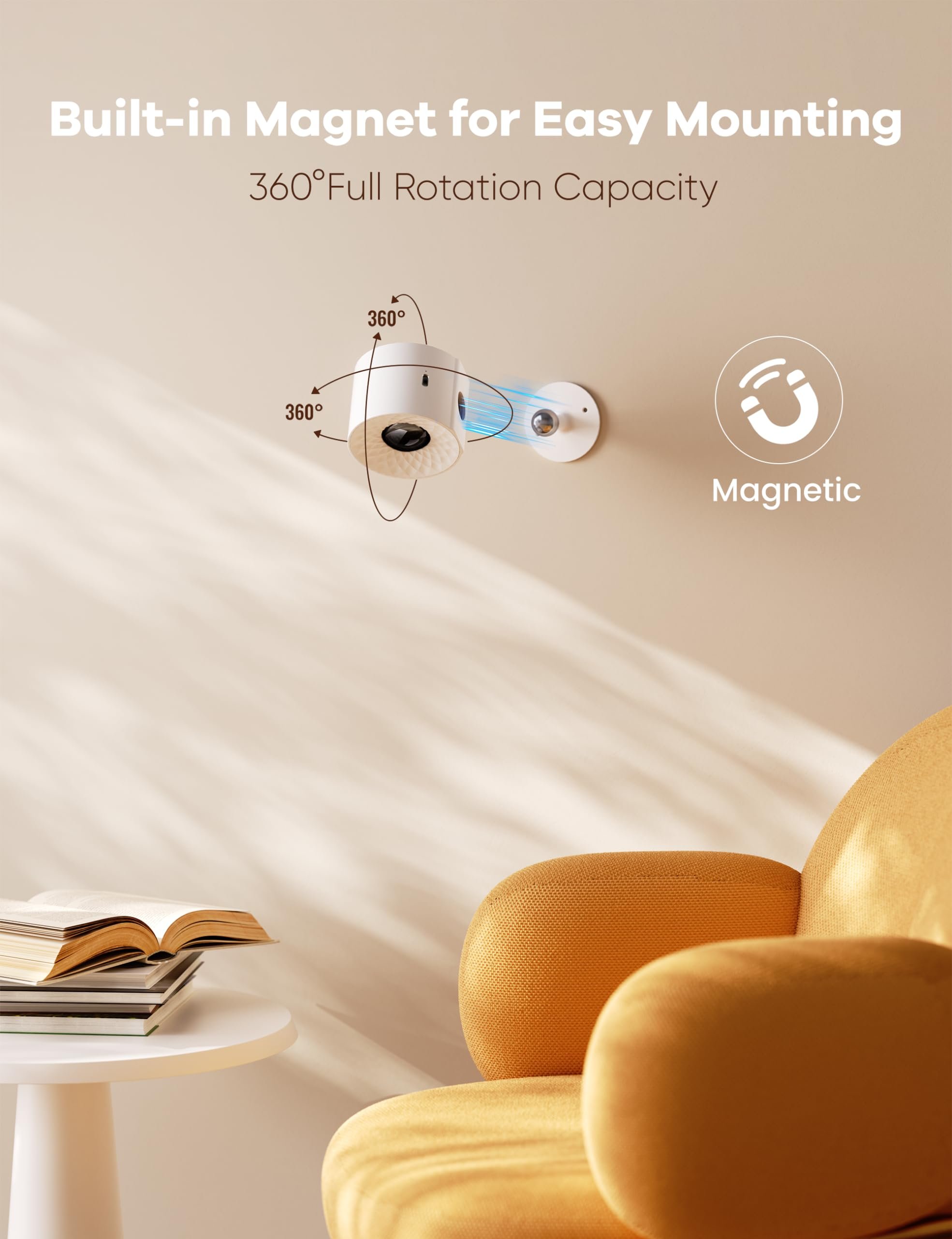 Wiring-Free LED Magnetic Wall Light