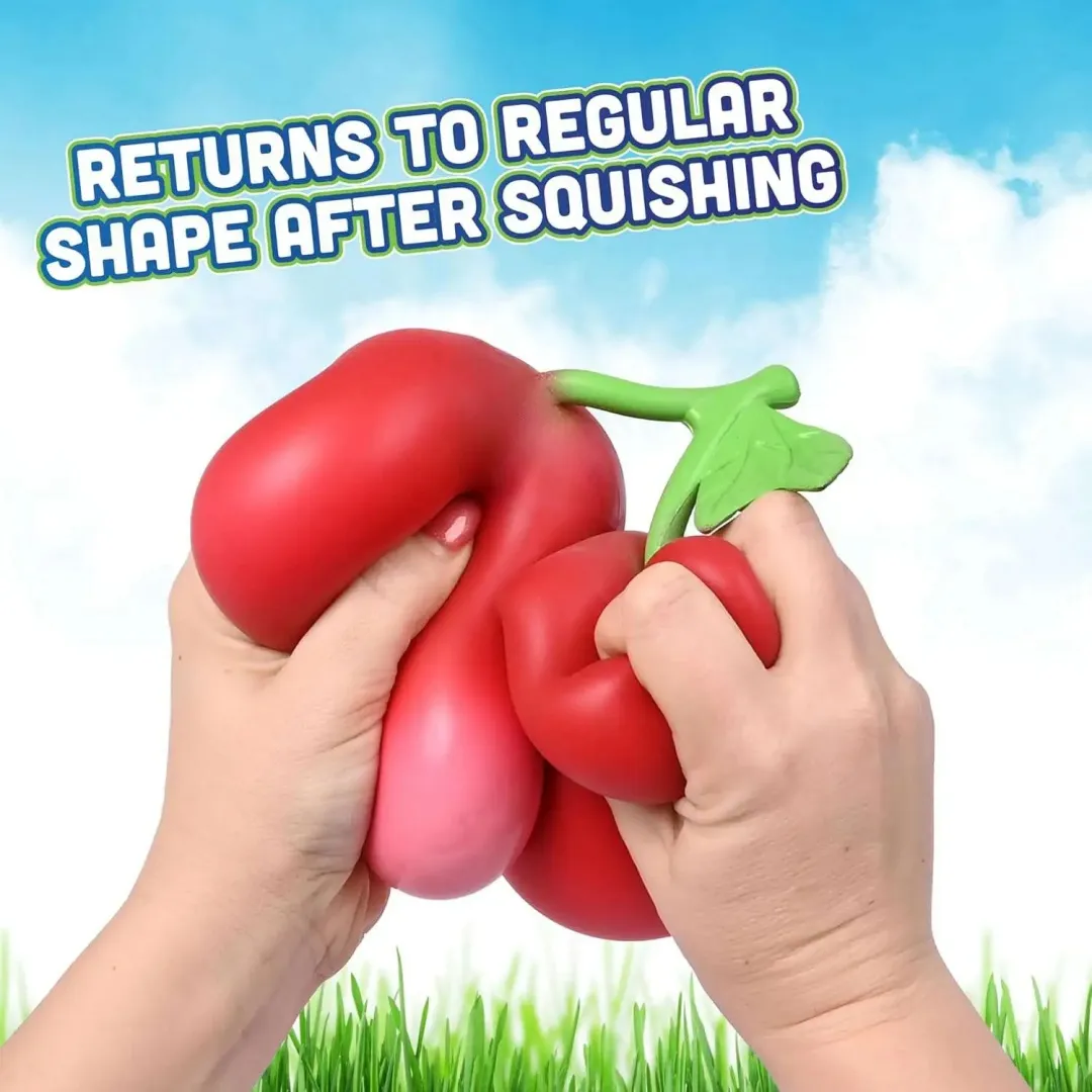 Squeezy Squeeze Cherries Cherry Stress Relief Toy