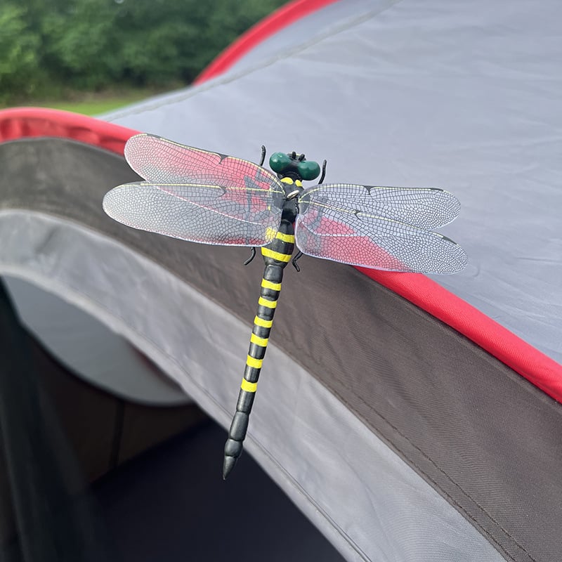 Dragonfly Clip-On Bug Repellent - Realistic & Non-Toxic Pest Control for Outdoor Enthusiasts 