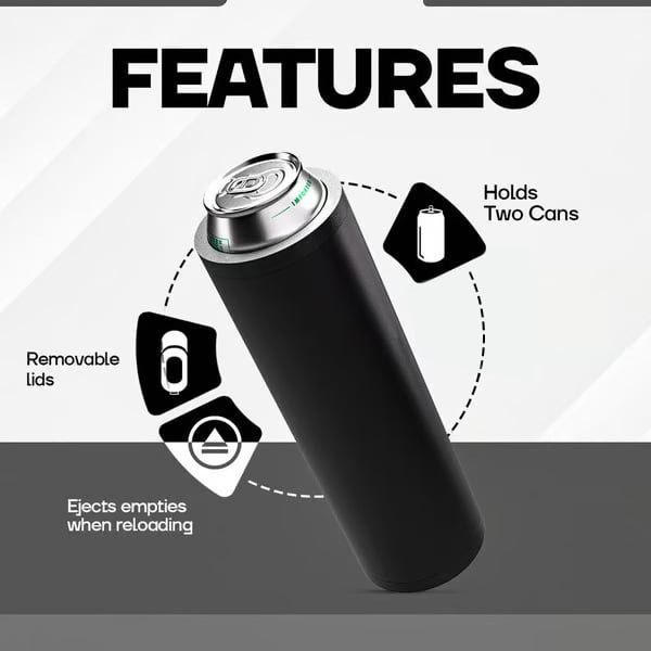 🔥Last Day 49% OFF -Double Tactical Reload Can Holder-Ultra Chill System❄️