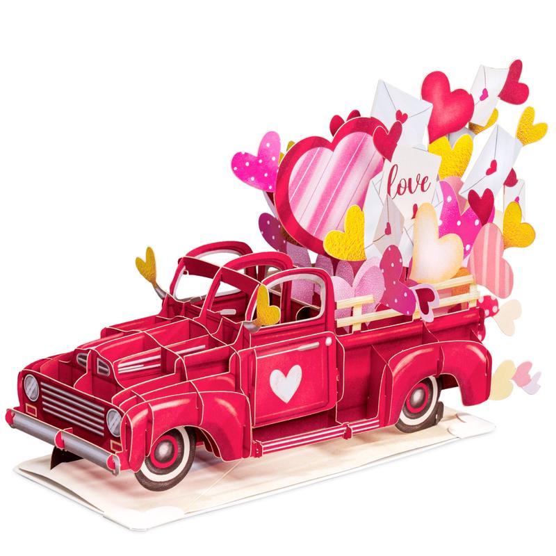 Paper Love 3D Pop-Up Valentine’s Card 🌹 Romantic Flower Bouquet Keepsake 💌 Perfect Gift for Loved Ones 🎁