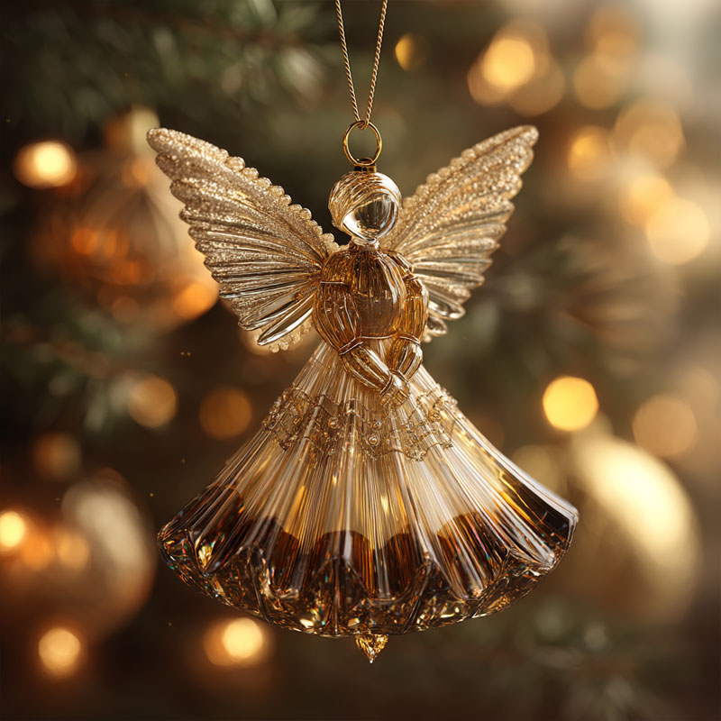 Crystal Angel Ornament