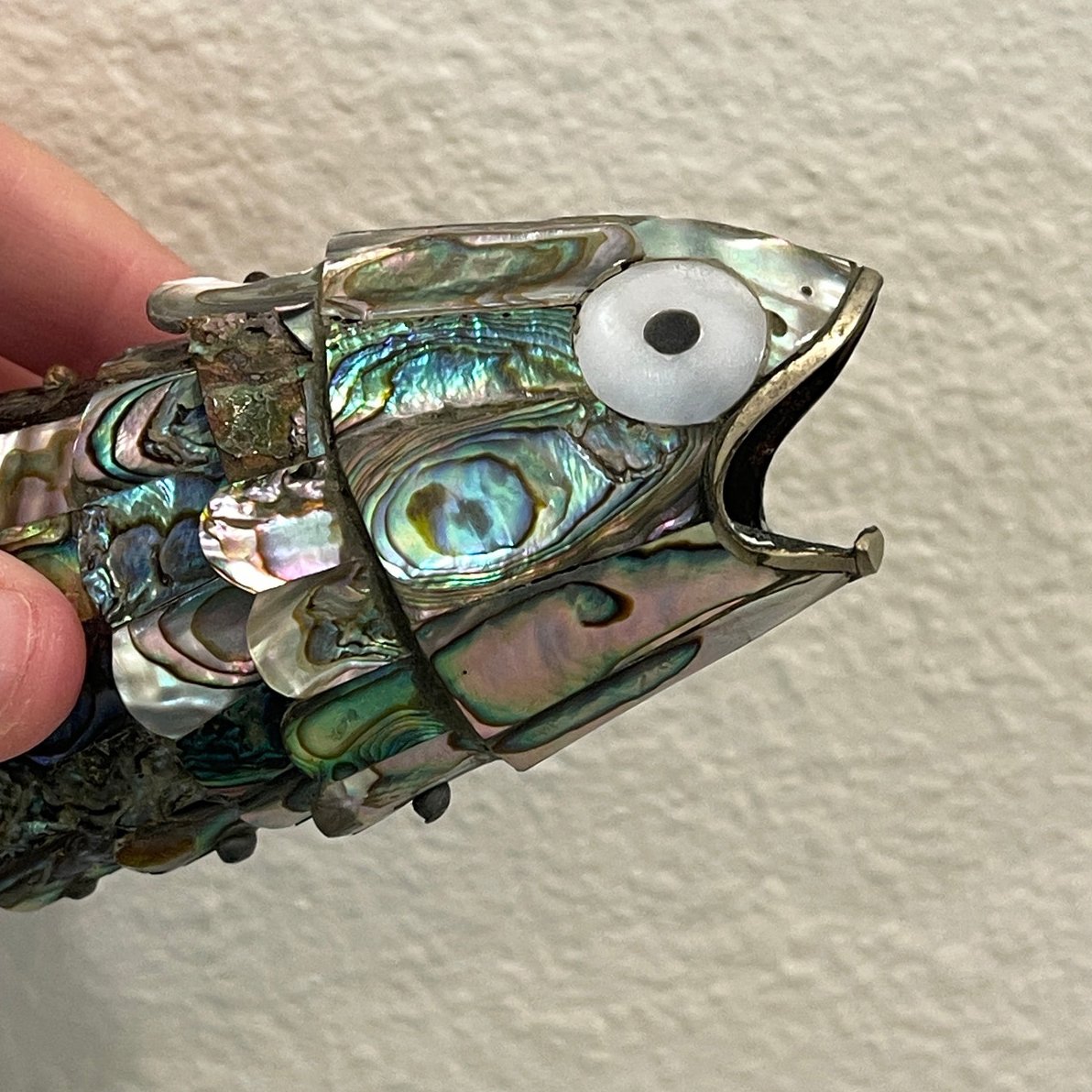 🖤 Vtg Abalone💕 Shell Bottle Opener — Vintage Charm Meets Ocean Luxury 🌊🍻