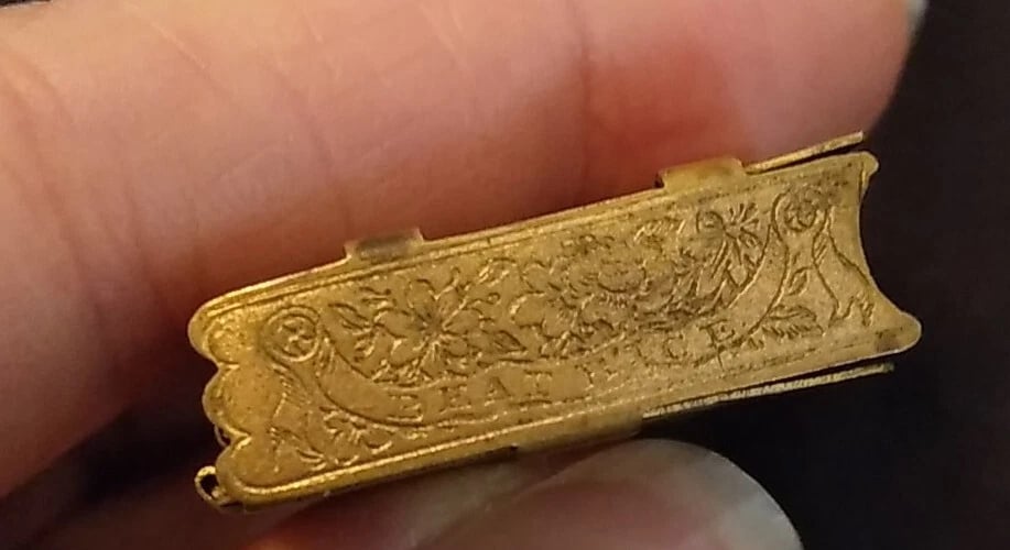 2026 Antique-Style Brass Folding Needle Book