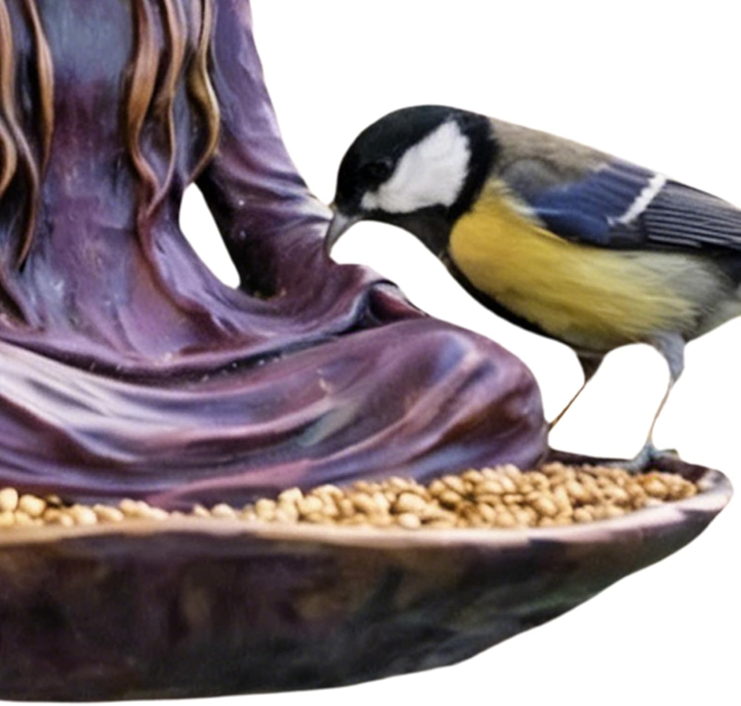 Outdoor Bird Feeder | Weatherproof Four Seasons | Outdoor Feeding Station, Red Coat, Sparrow, Love Bird, Backyard, Balcony, Branch, Terrace, Tree, Pergola