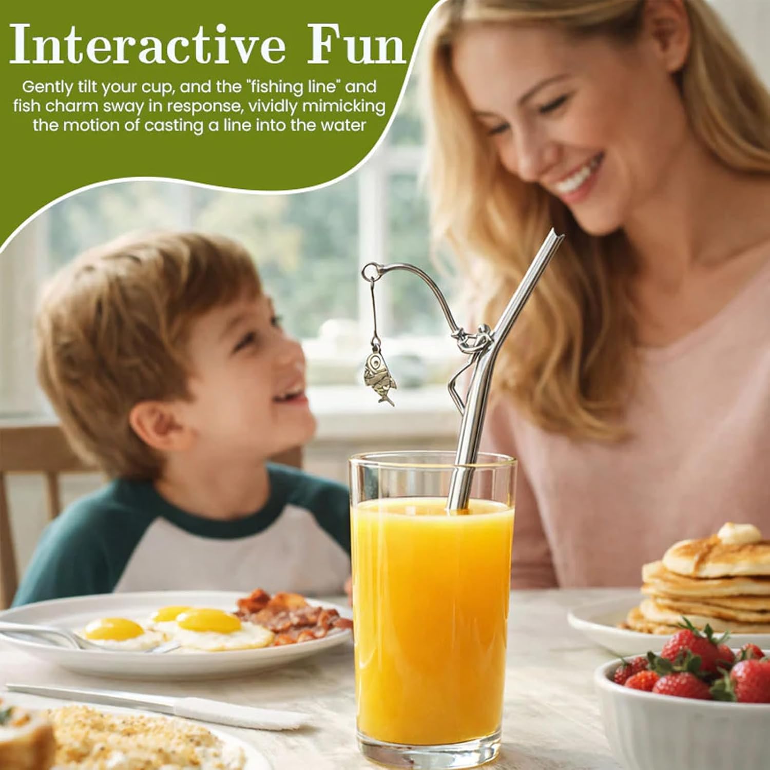 New Practical And Interesting Fishing Straw Fishing Straw Fishing Decorative Straw