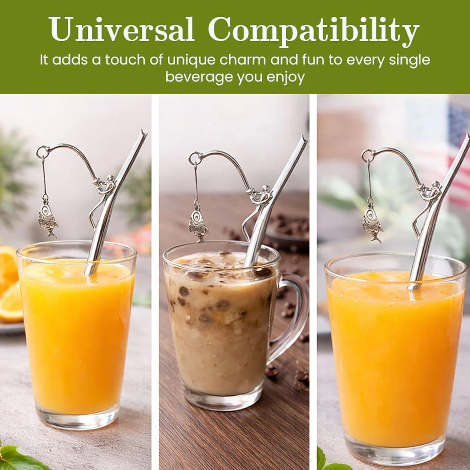 New Practical And Interesting Fishing Straw Fishing Straw Fishing Decorative Straw