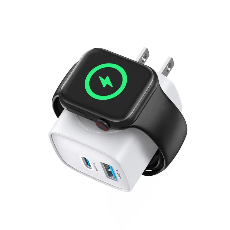 For Apple Watch Charger with 20W Fast Charging Block