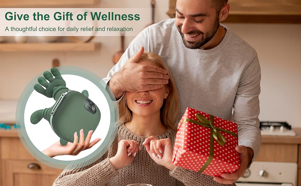Christmas gift back massager for pain relief deep tissue  finger massager neck and shoulder massager