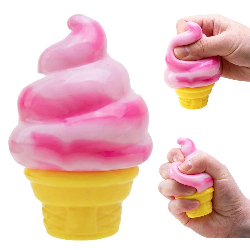 New Fashion Portable Funny Cute Practical Creative Mini Cute Ice Cream Decompression Toy