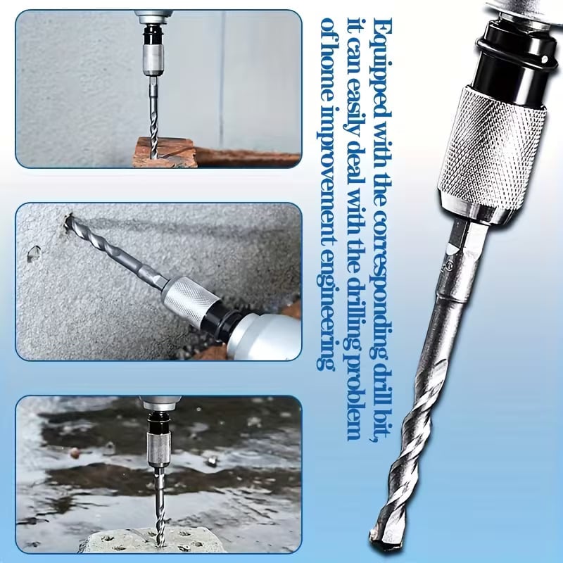 Rotary Hammer Adapter with Impact Drill Bits Set