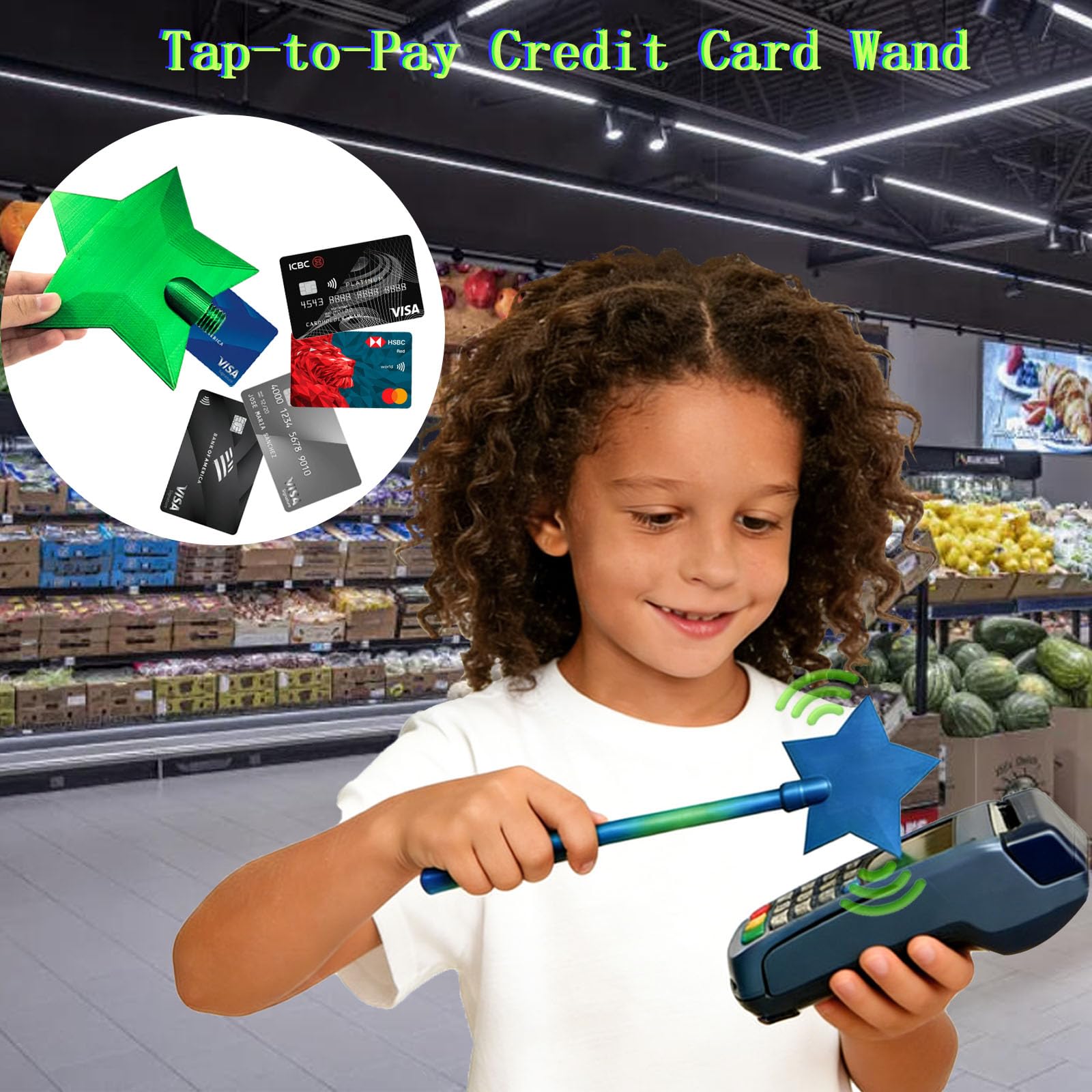 🪄💳3D Printed Credit Card Wand Holder