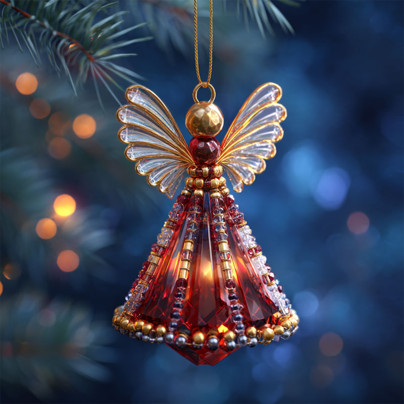Crystal Angel Ornament