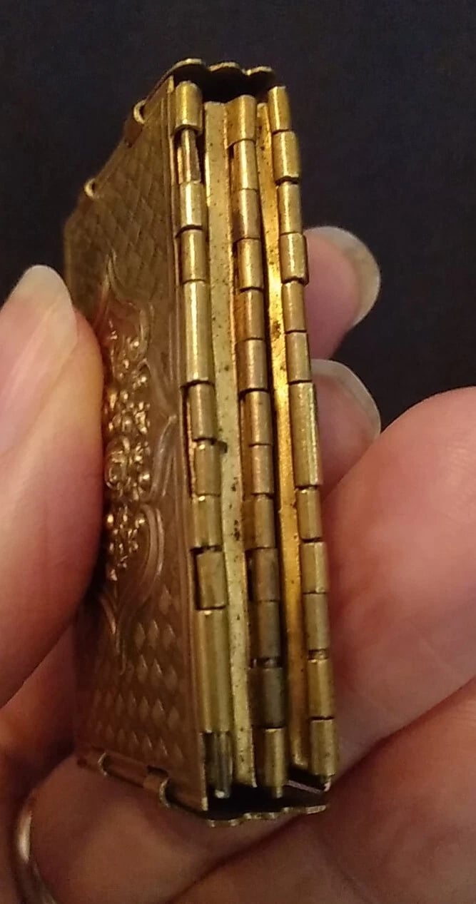 2026 Antique-Style Brass Folding Needle Book