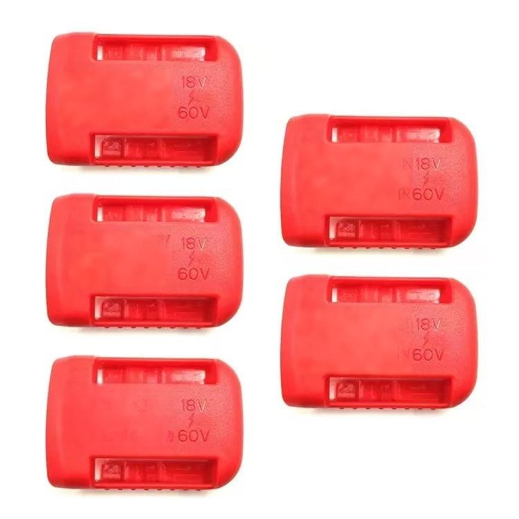 5 Packs Tool Holders for Dewalt 20V 12V Drill Tool Mount Fit for Milwaukee M18 Tools Yellow