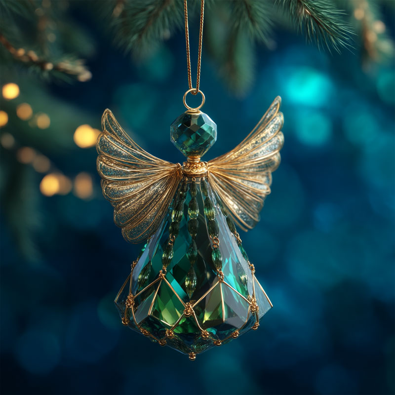 Crystal Angel Ornament