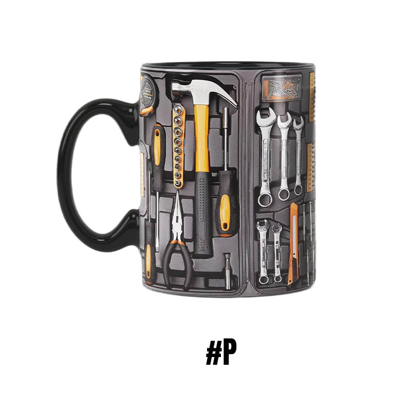 3D Mechanical Toolbox Coffee Mug Set