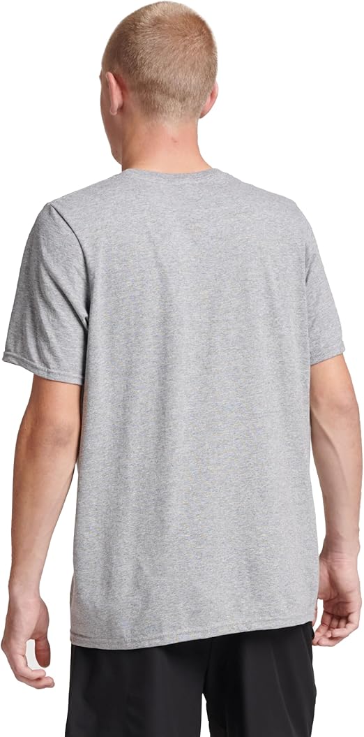 ssell Athletic Mens Dri-Power Short Sleeve Tees, Moisture Wicking, Odor Protection