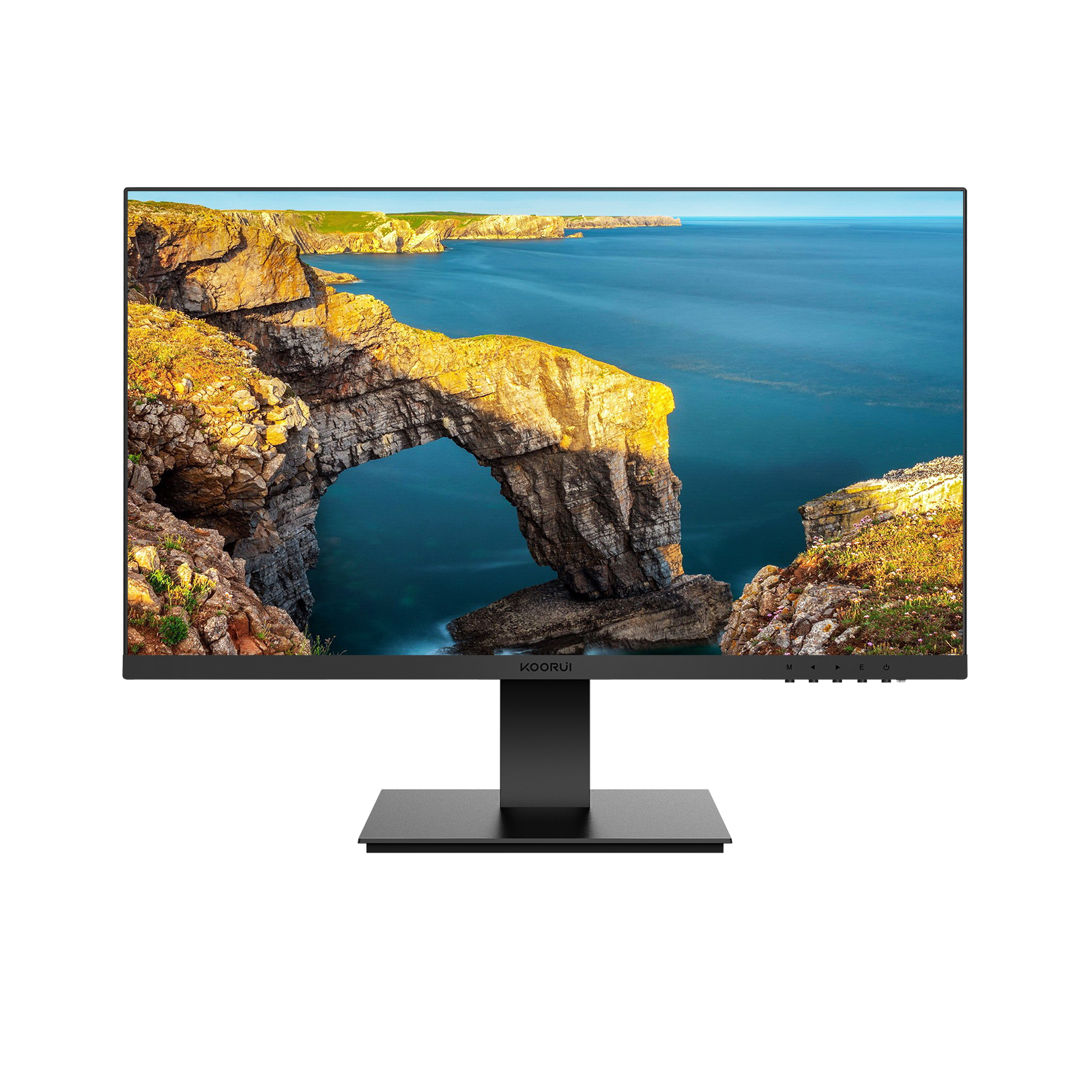 KOORUI 22 Inch Computer Monitor, FHD 1080P VA Desktop Display, 75Hz 6ms HDMI VGA Ports-Koorui
