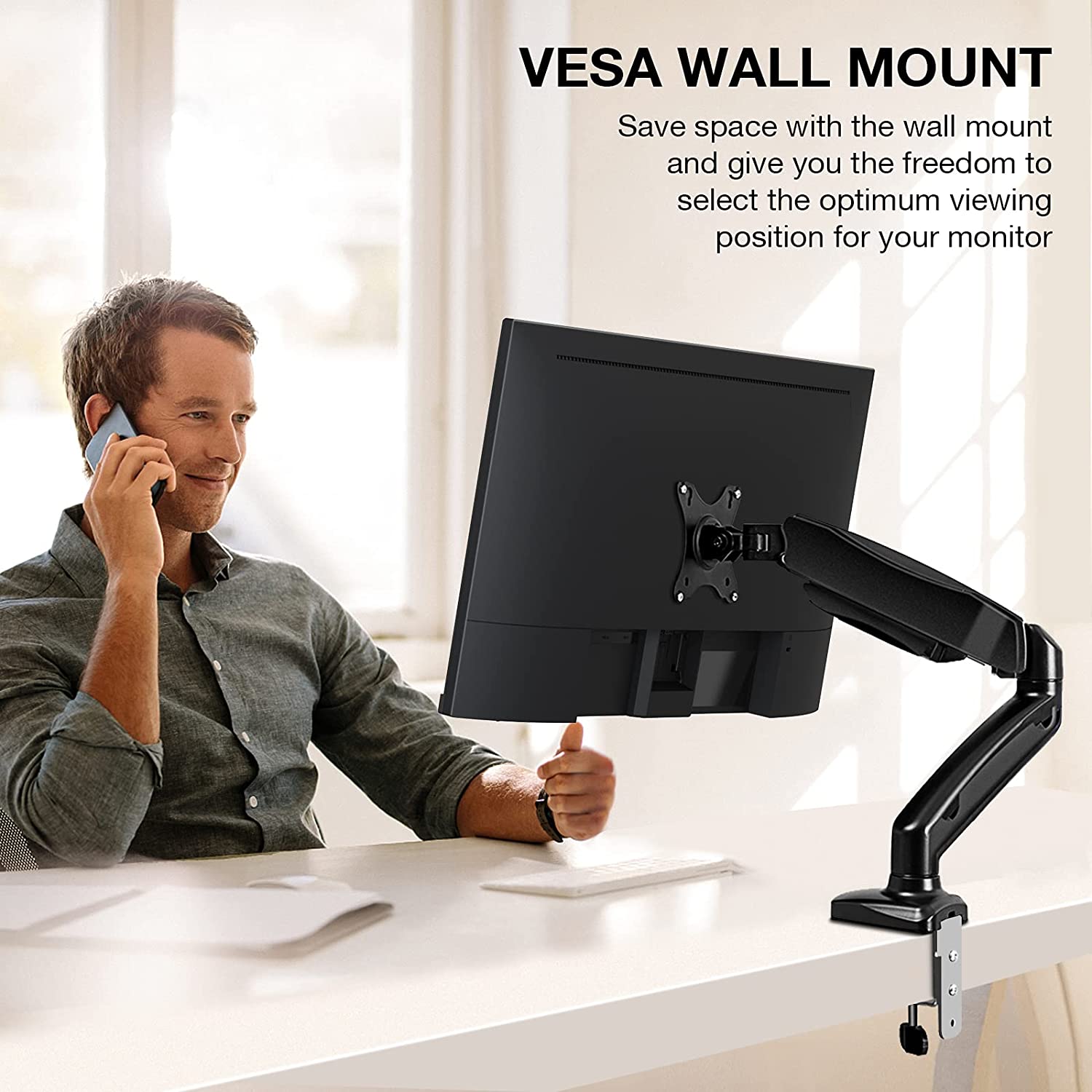 KOORUI 22 Inch Computer Monitor, FHD 1080P VA Desktop Display, 75Hz 6ms HDMI VGA Ports-Koorui