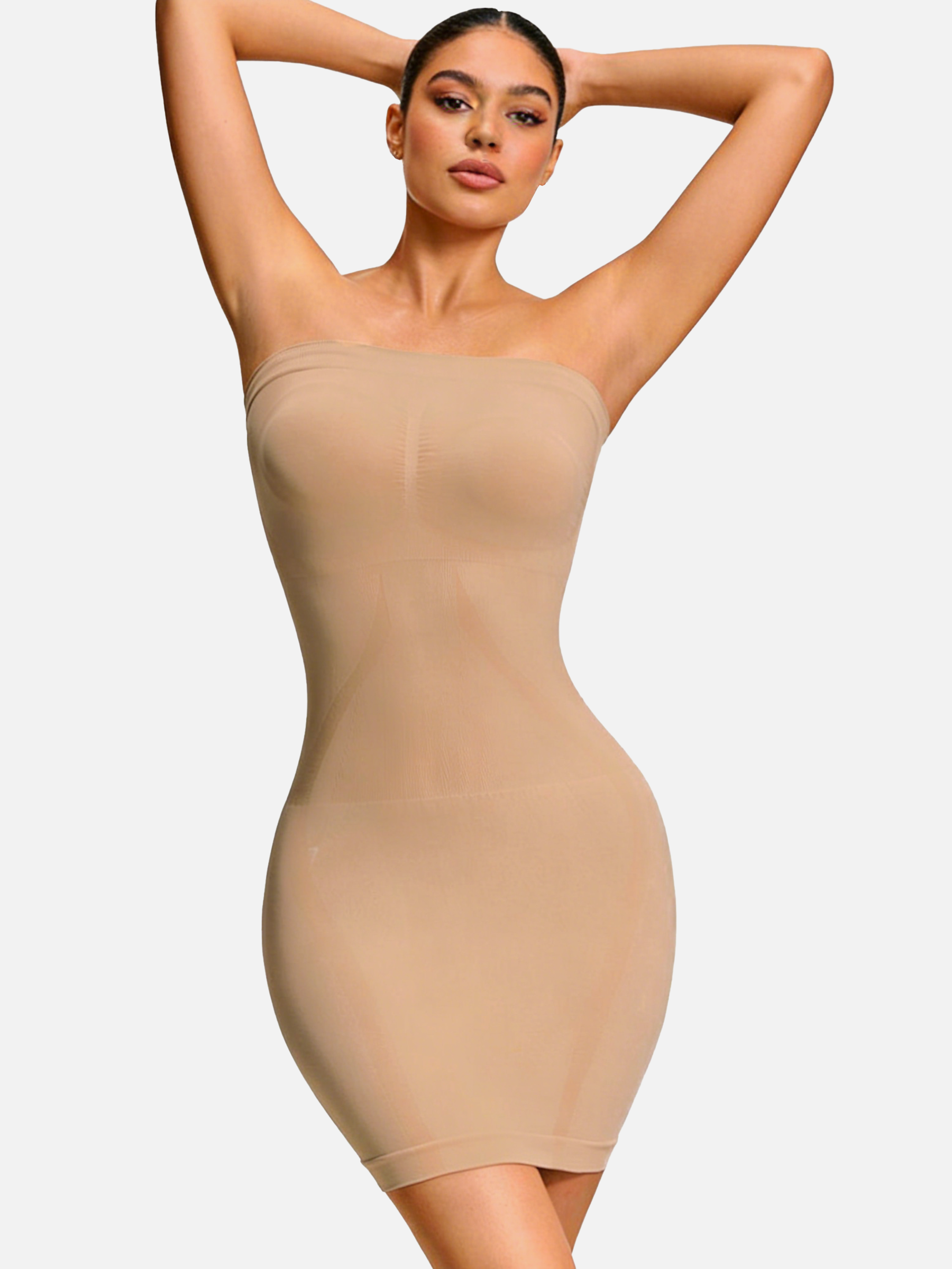 The Smoothing Strapless Shapewear Slip Dress