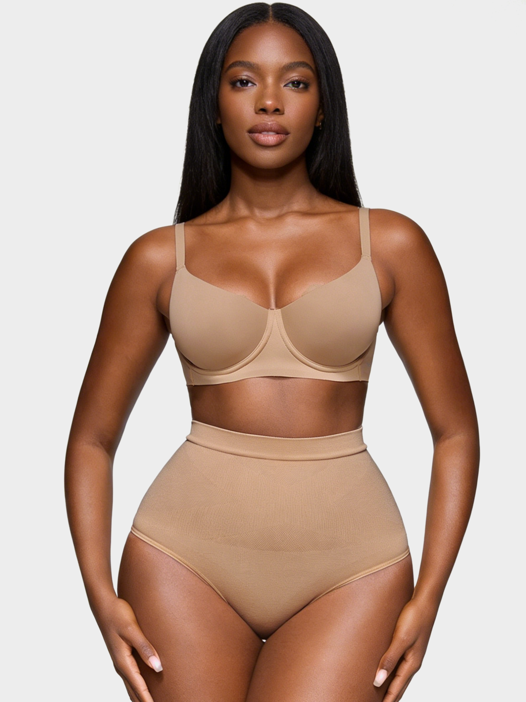 The Chevron Compression High-Waist Panty