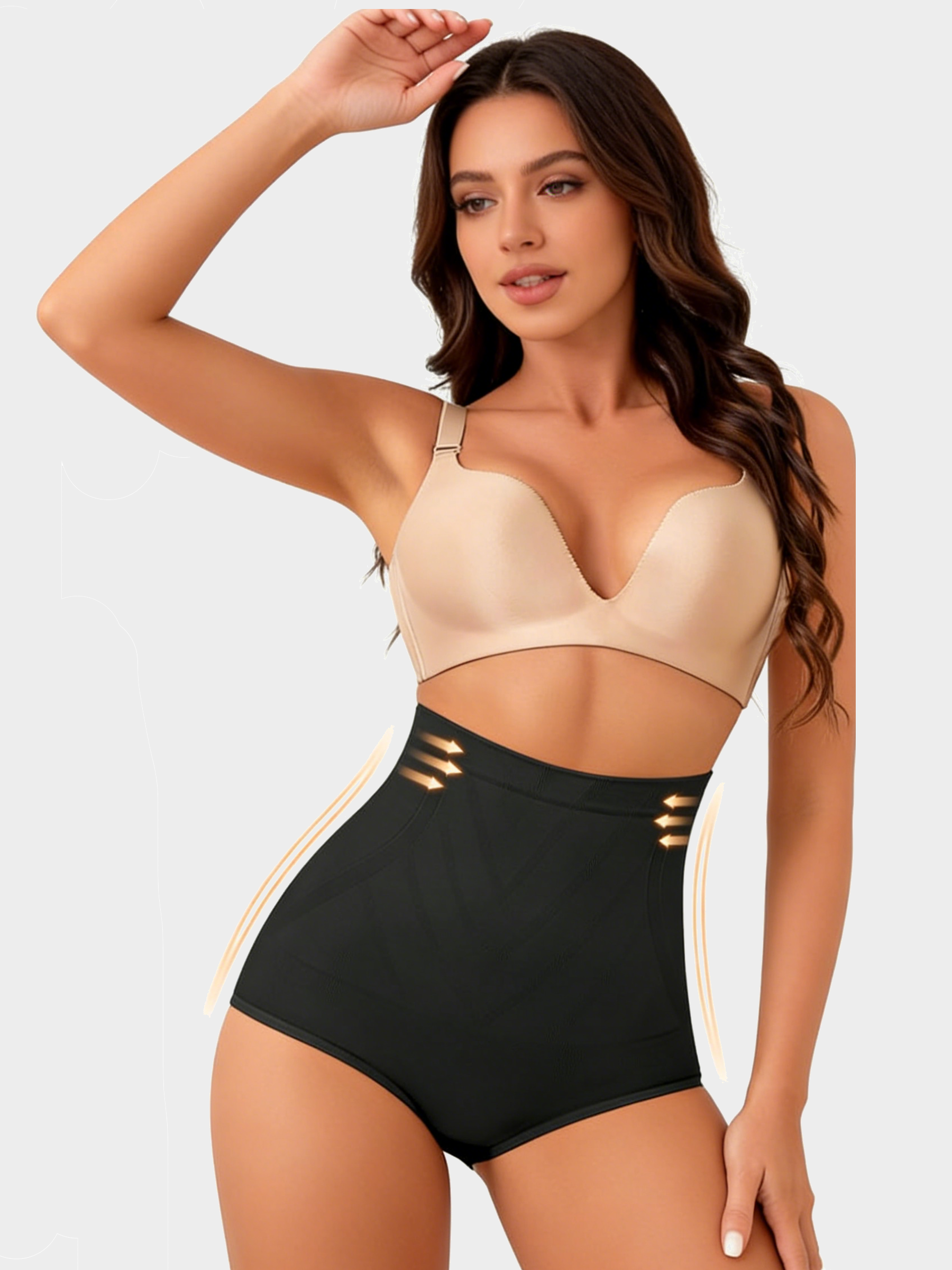 High-Waist 3-in-1 Tummy Control Mid-Thigh Shaper Panty