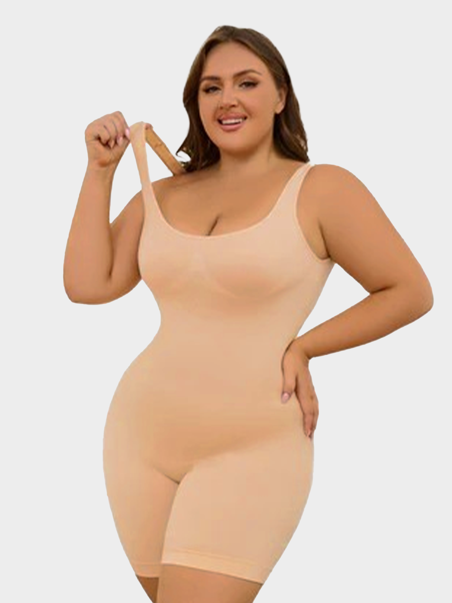 The Full Coverage Mid-Thigh Shaping Bodysuit