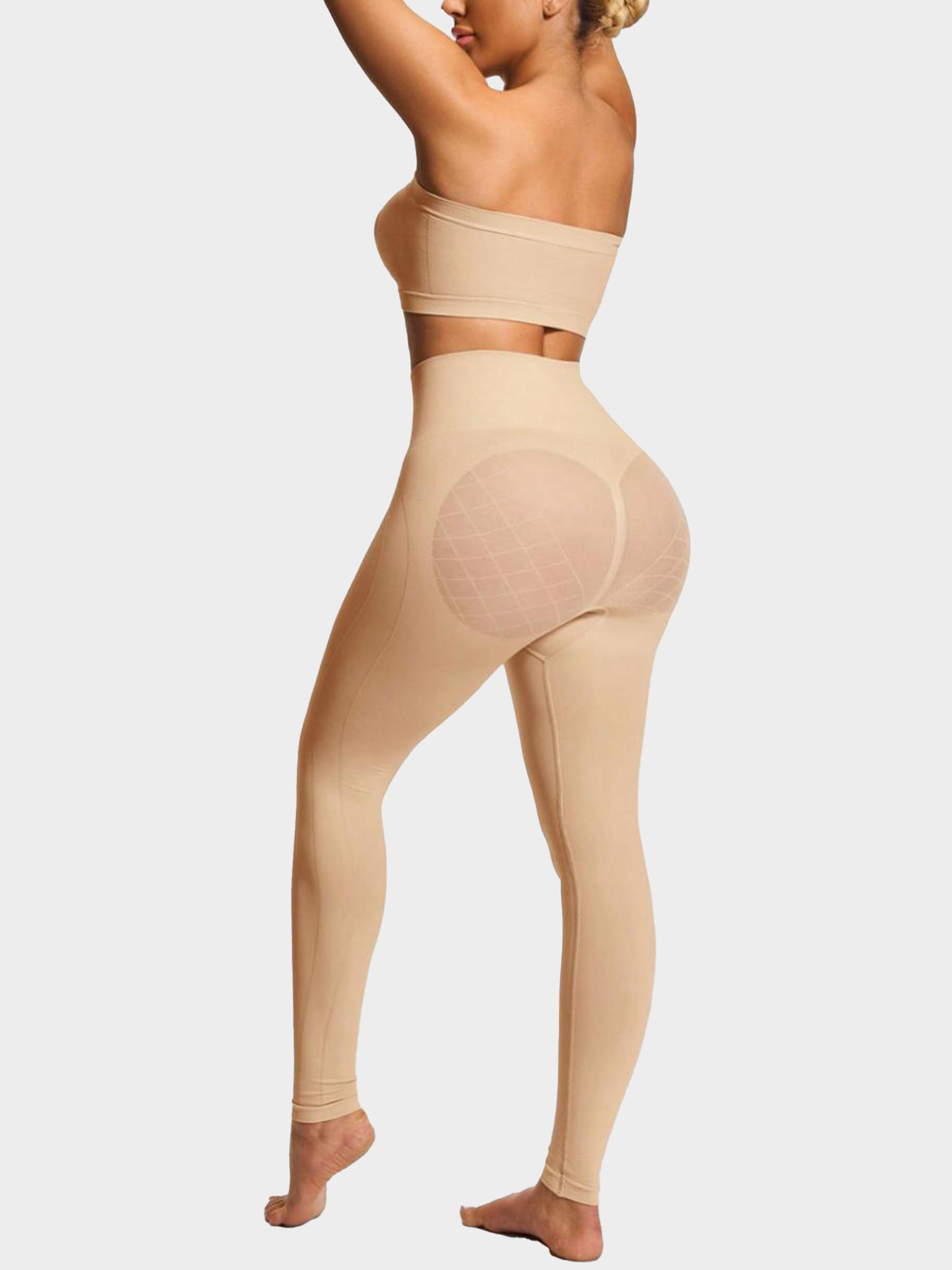 High-Waist Heart Butt-Lift Full-Length Shaping Leggings