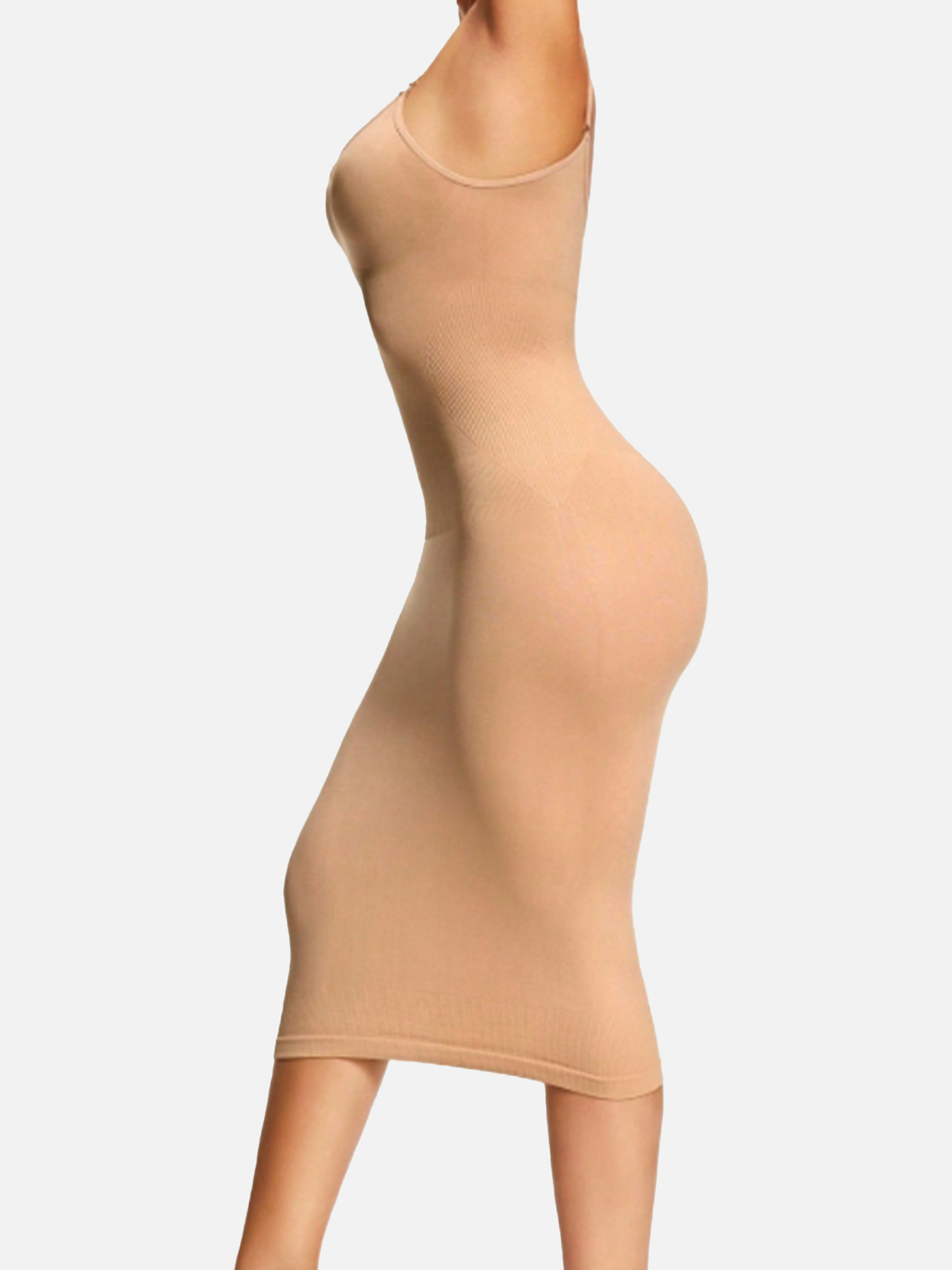 The Sleek Spaghetti Strap Shaping Midi Dress