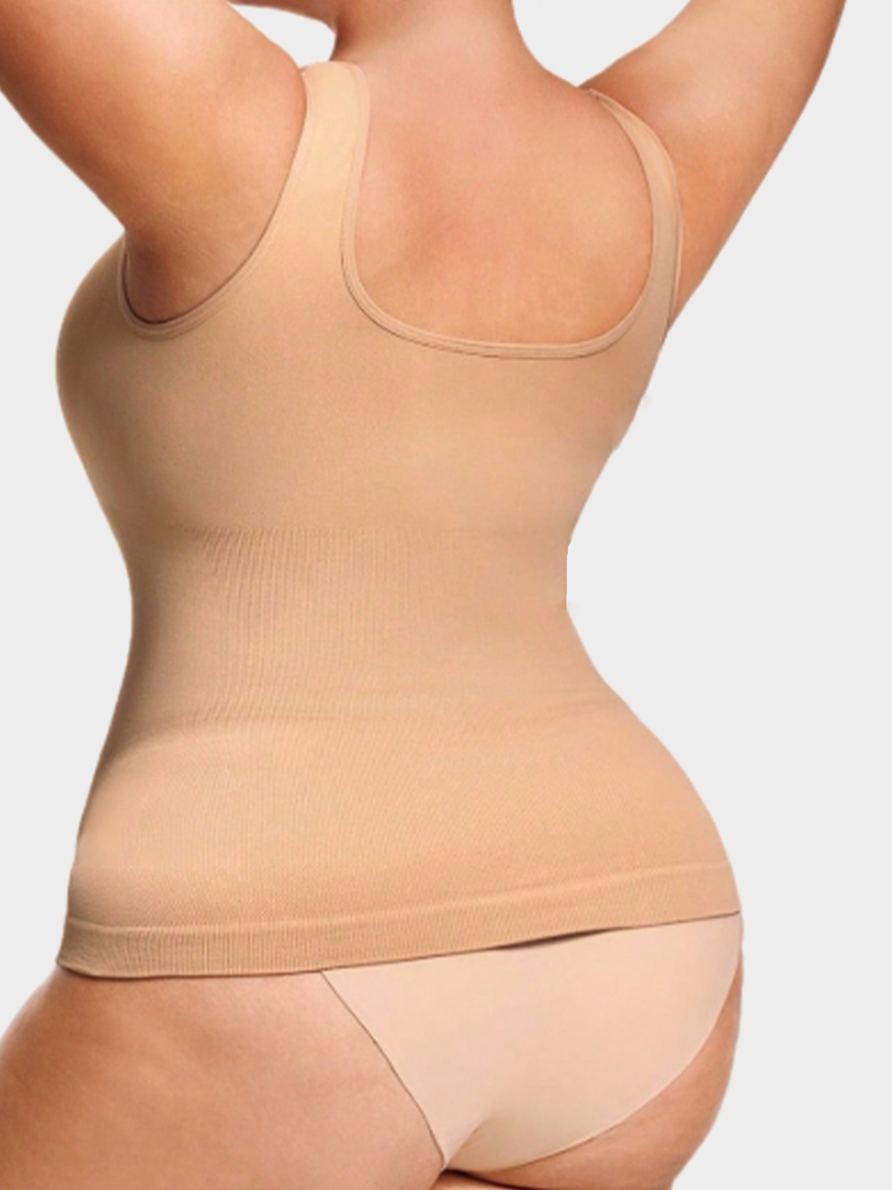 Plus Size Seamless U-Neck Shaping Tank Top