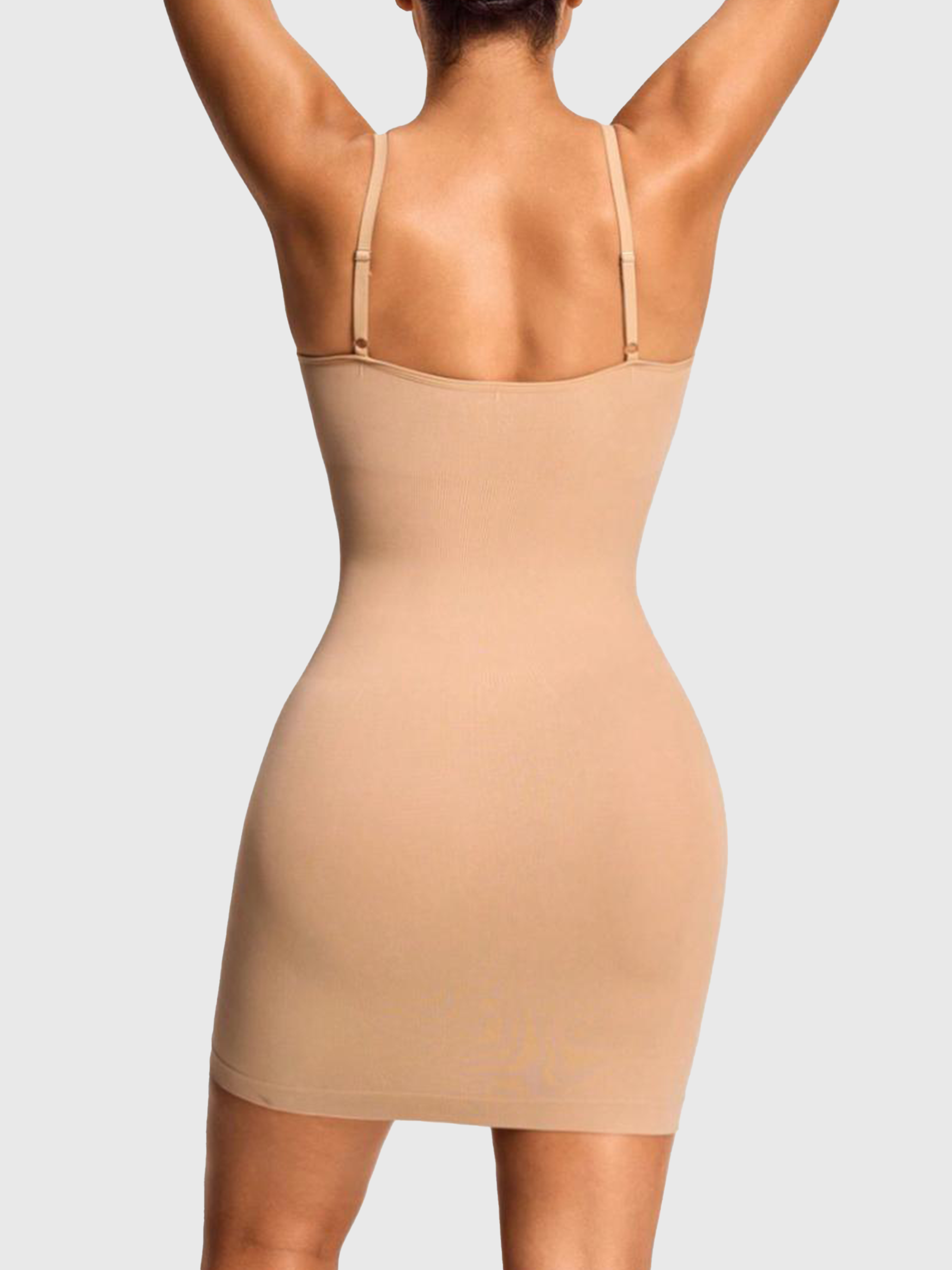 The Spaghetti Strap Shaping Mini Slip Dress