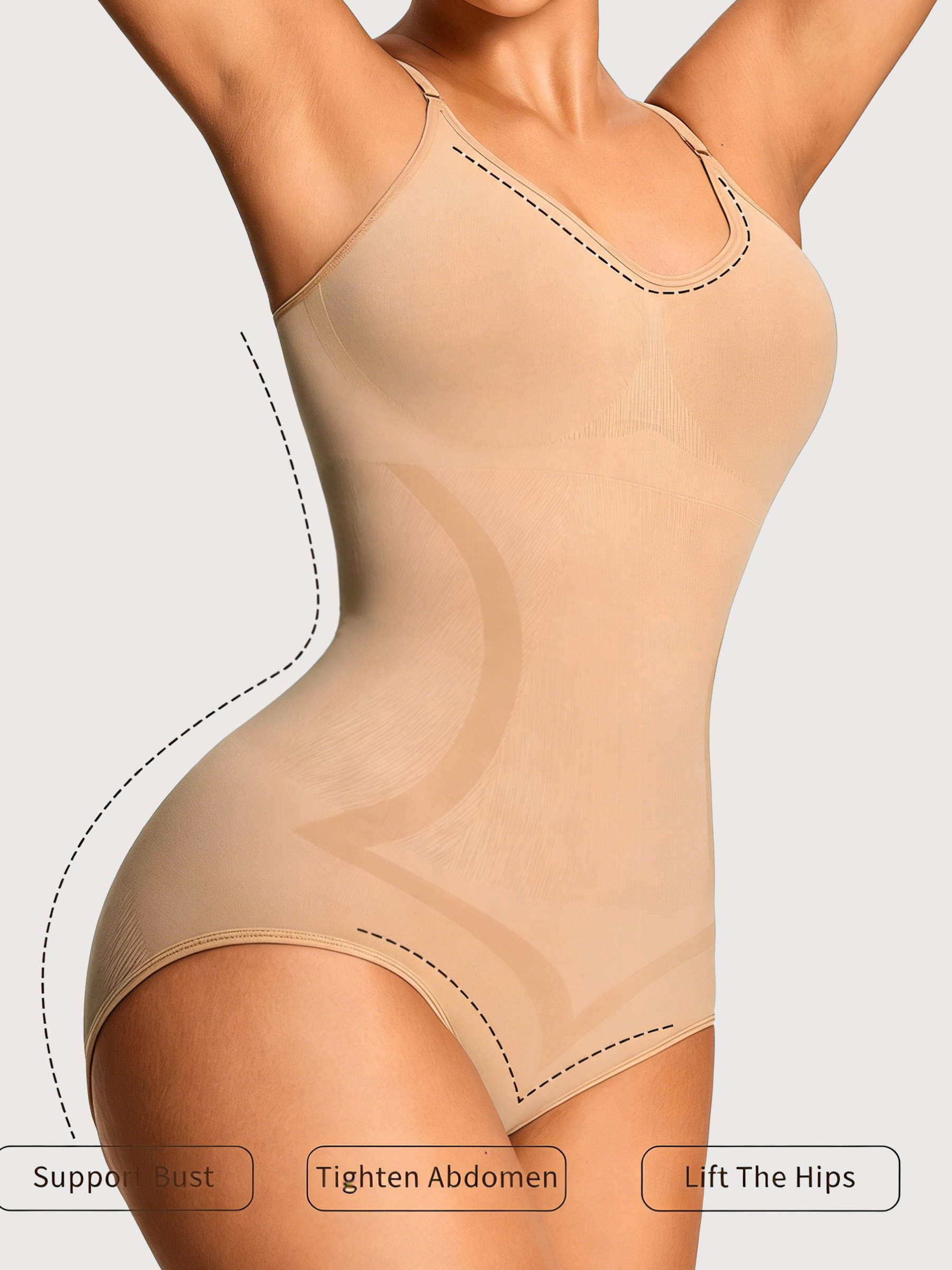 The Lift & Contour Seamless Brief Bodysuit