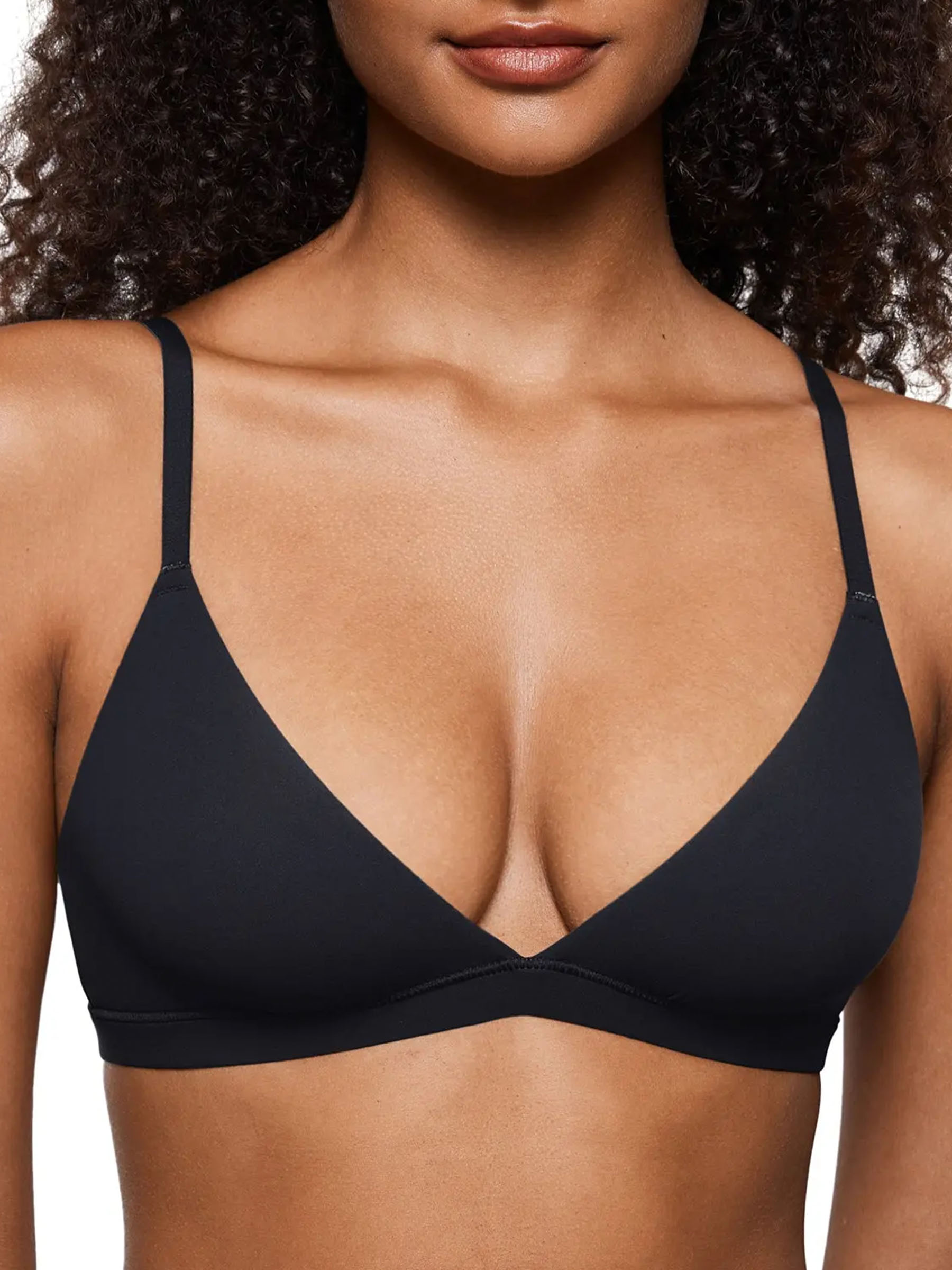 Unlined Seamless Wireless Triangle Bralette