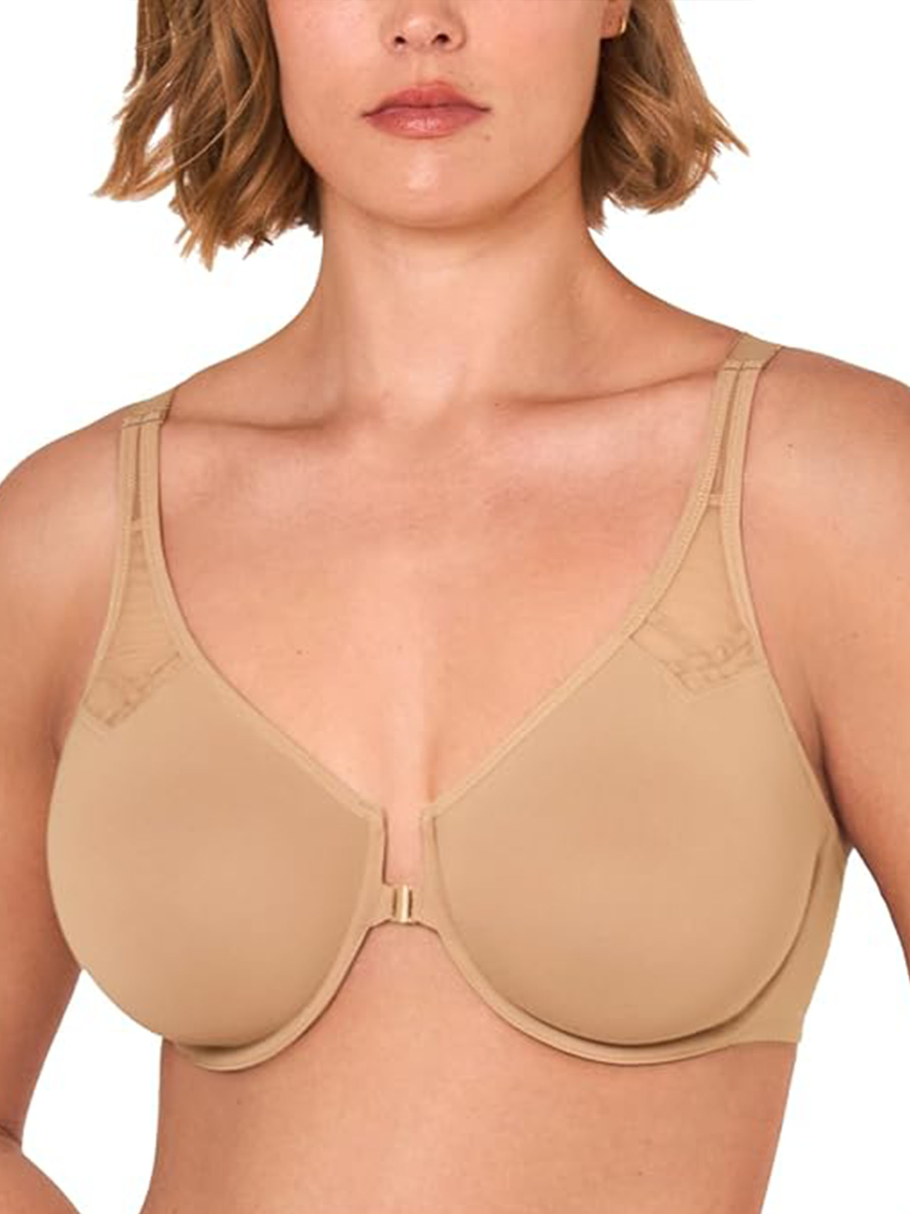 Front Closure Racerback Underwire Bra