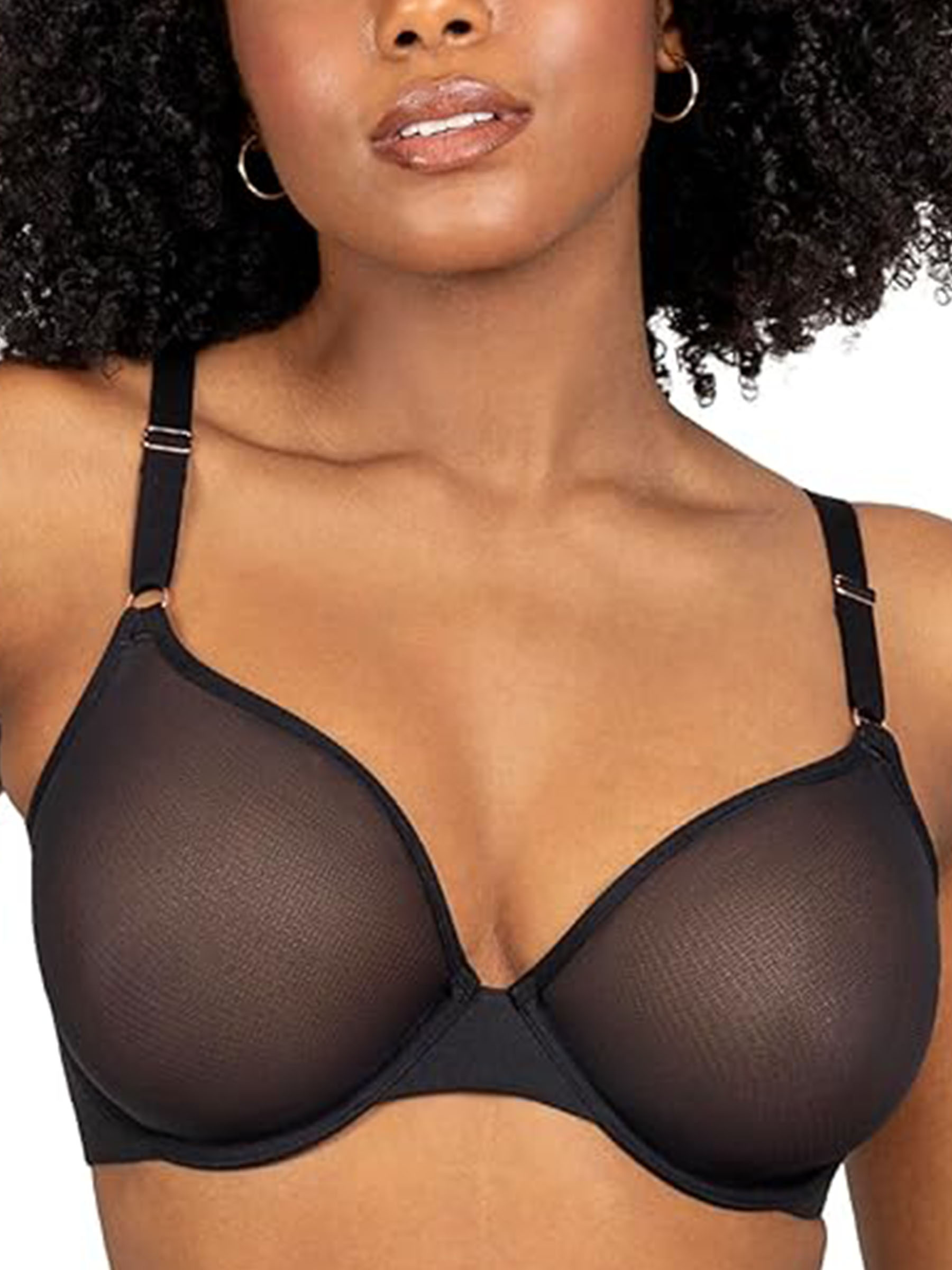 Sheer Mesh Demi Underwire Bra