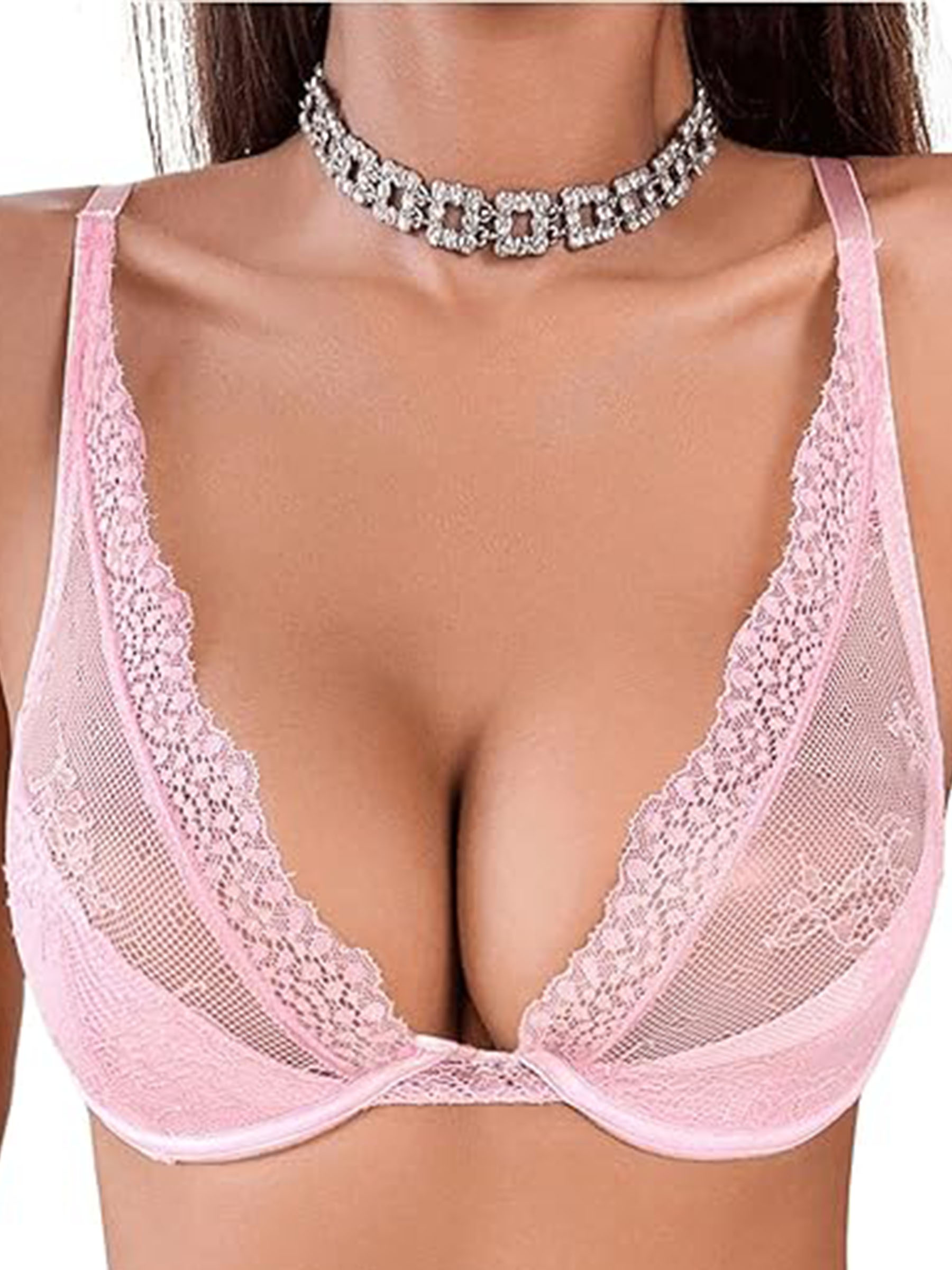 Sexy Spaghetti Strap Lace Bra