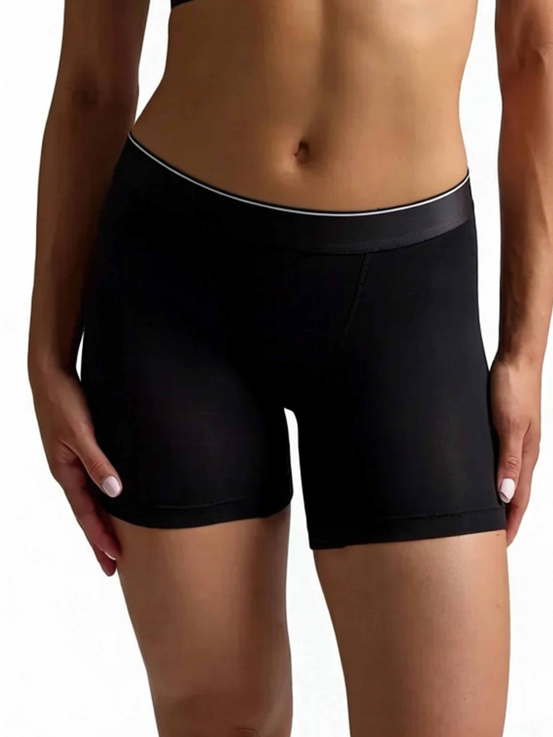 Soft Modal Boxer Briefs for Women - Breathable Mid-Rise Underwear