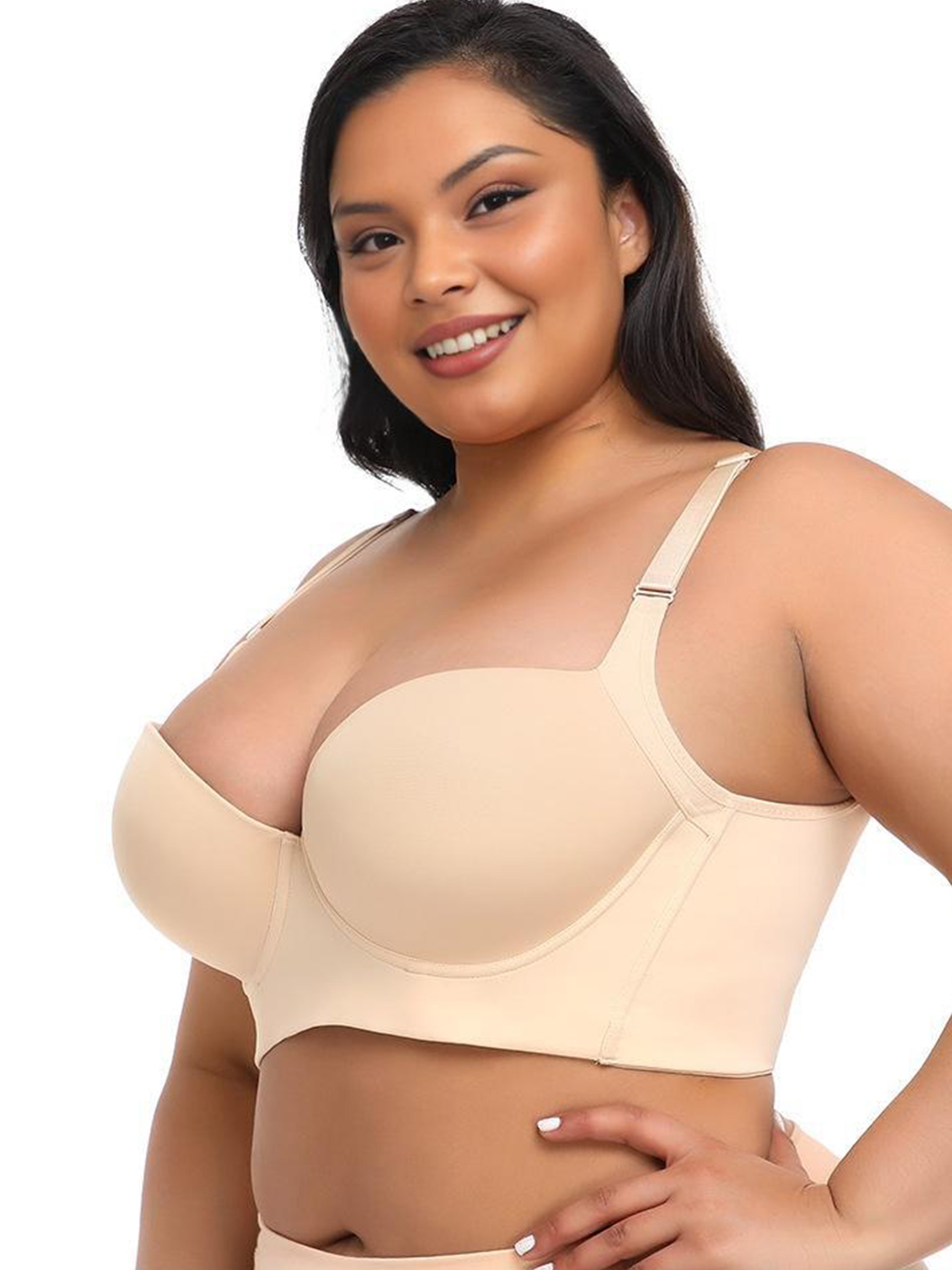 Wireless Unlined Seamless Comfort Bralette T-Shirt Bra