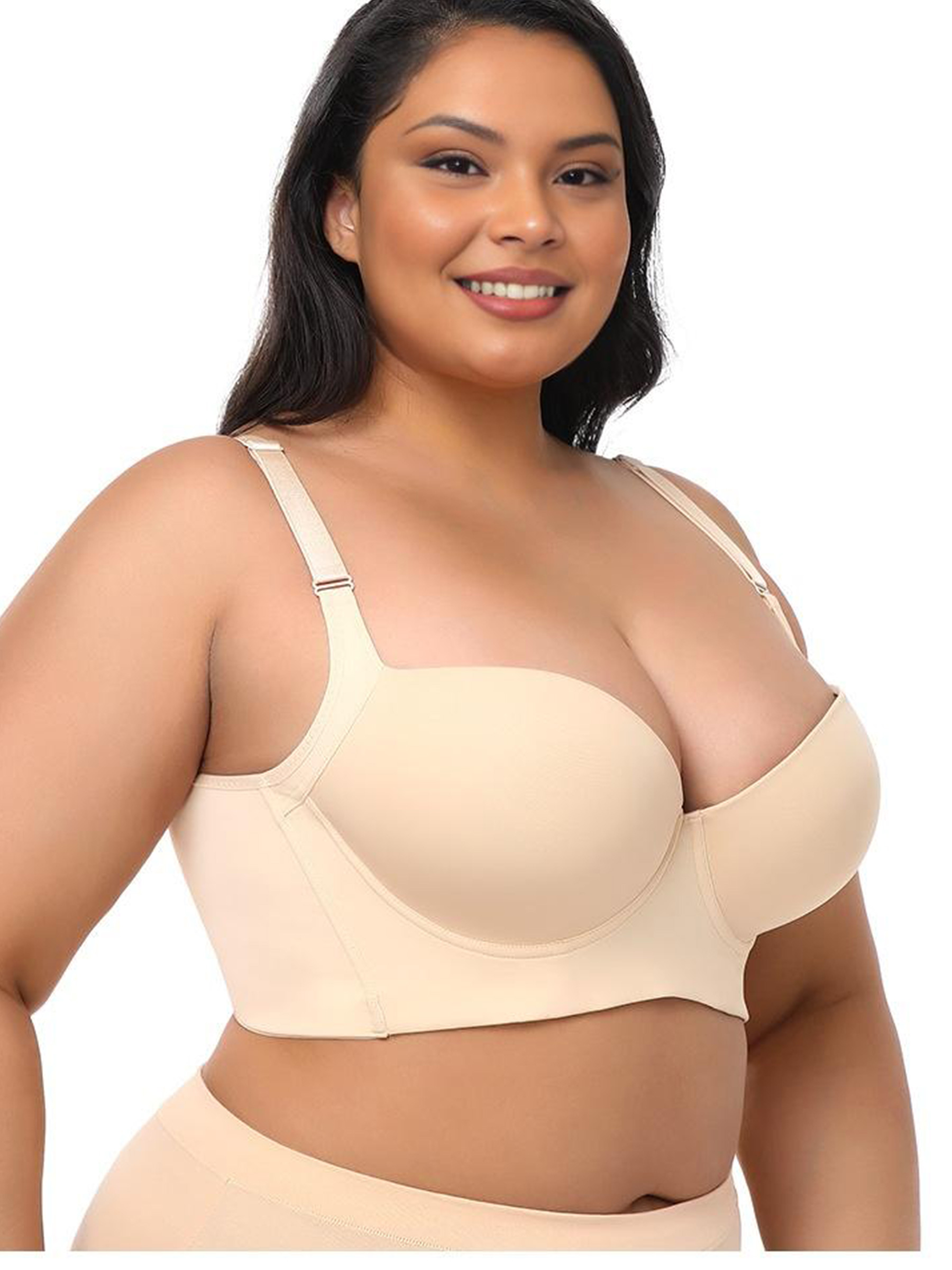 Wireless Unlined Seamless Comfort Bralette T-Shirt Bra