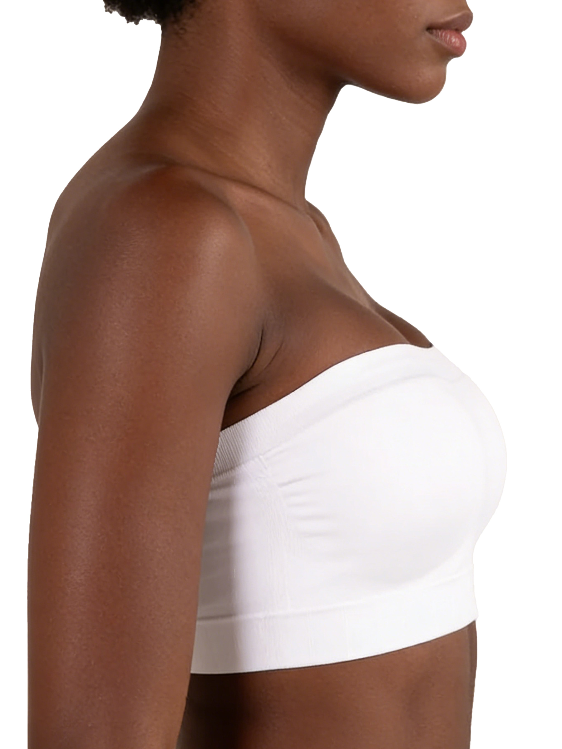 Truekind Convertible Strapless Wireless Bandeau Bra