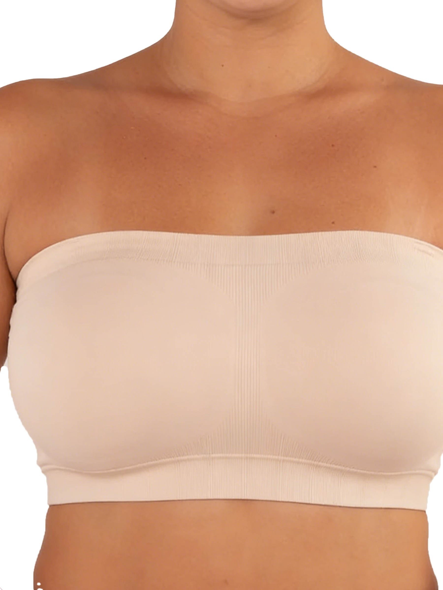 Truekind Convertible Strapless Wireless Bandeau Bra