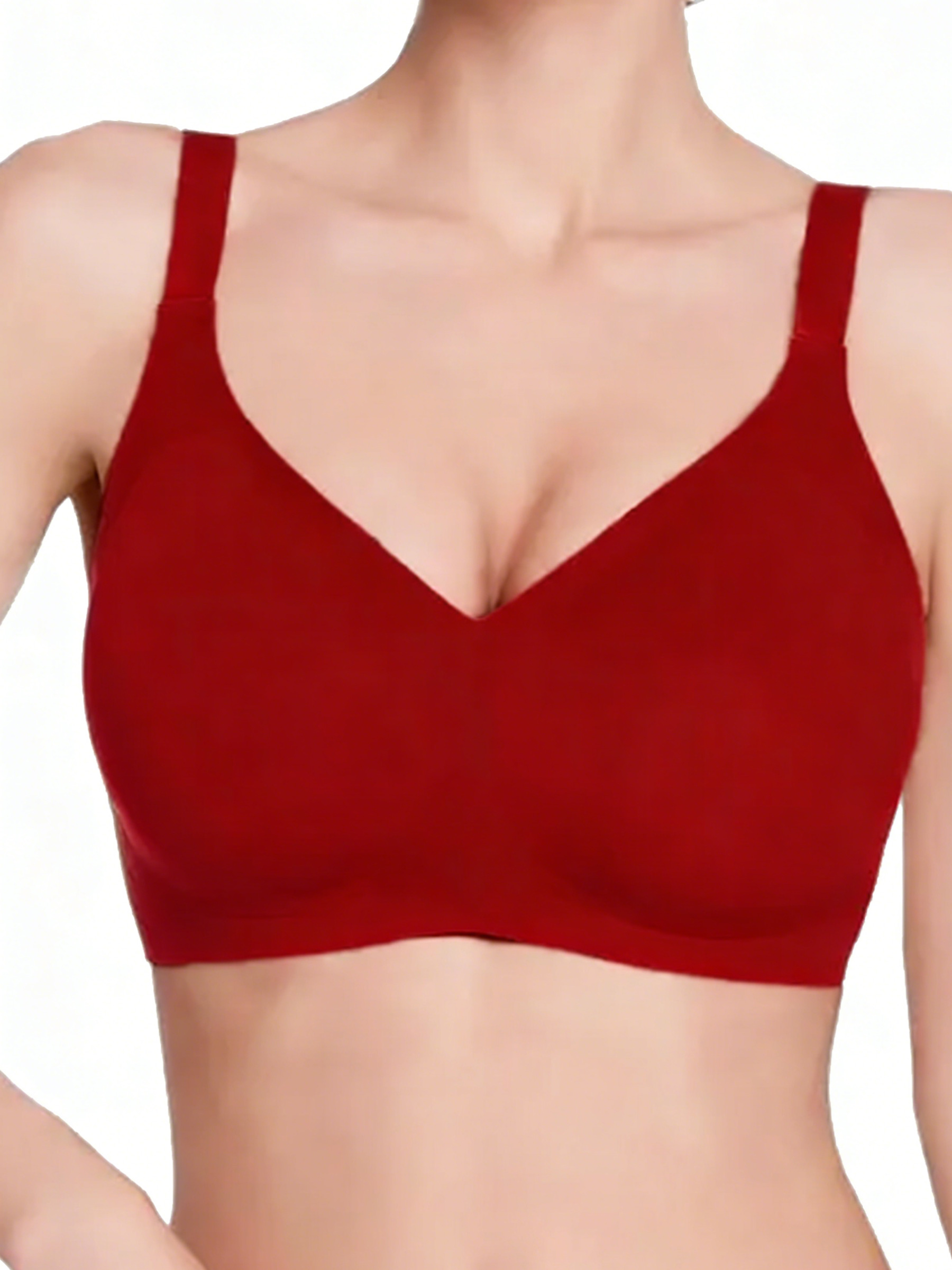 Jelly Wireless Seamless Full Coverage T-Shirt Bra