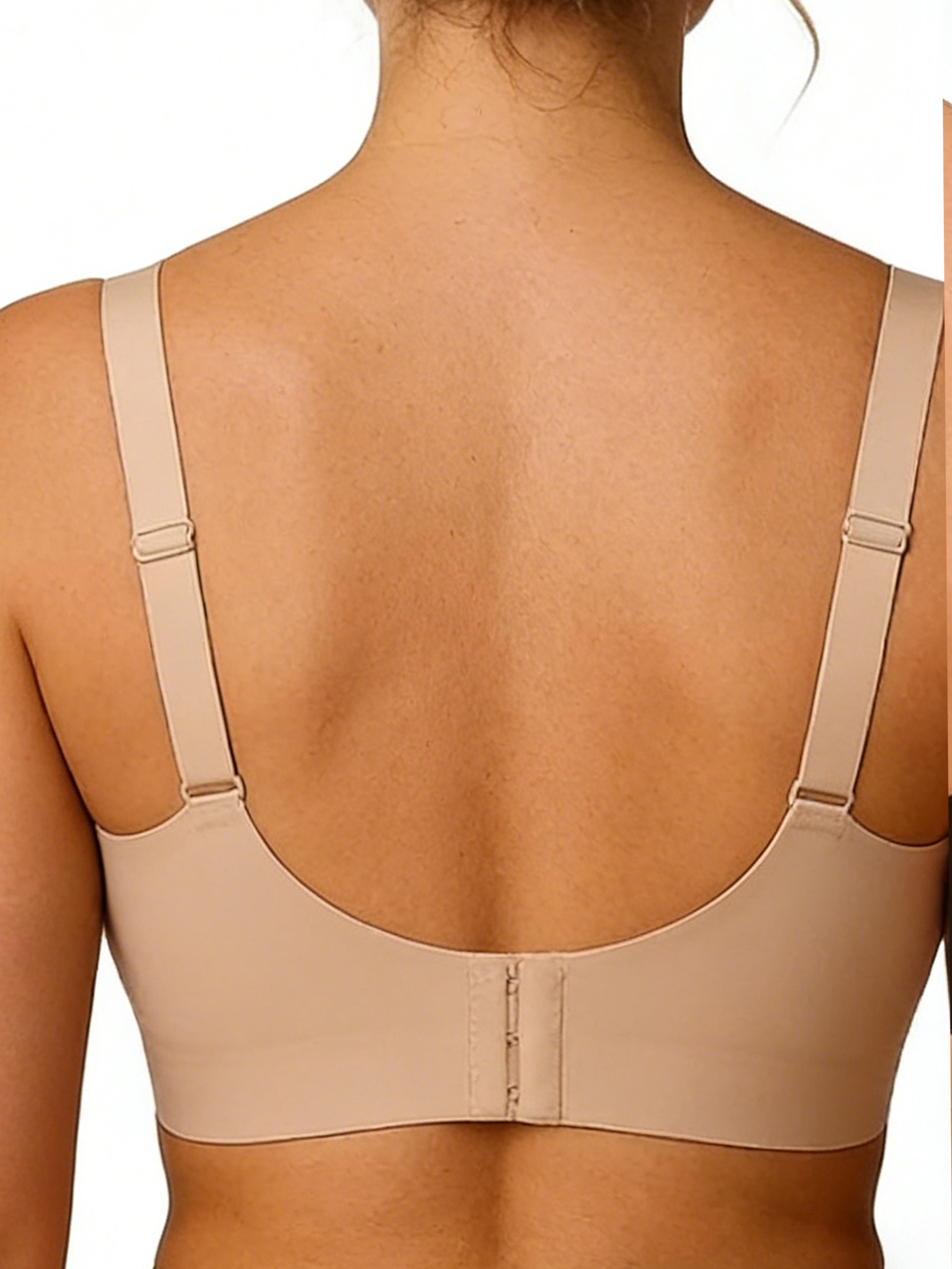 Seamless Wireless Full Coverage Push Up T-Shirt Bra