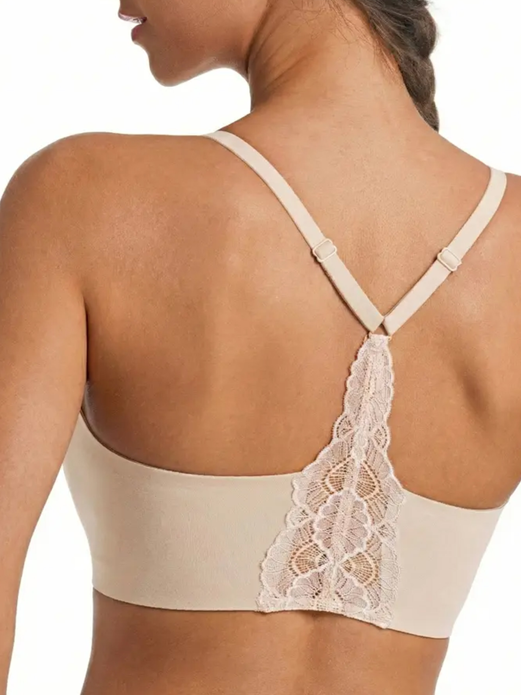 Lace Racerback Wireless Seamless Bralette