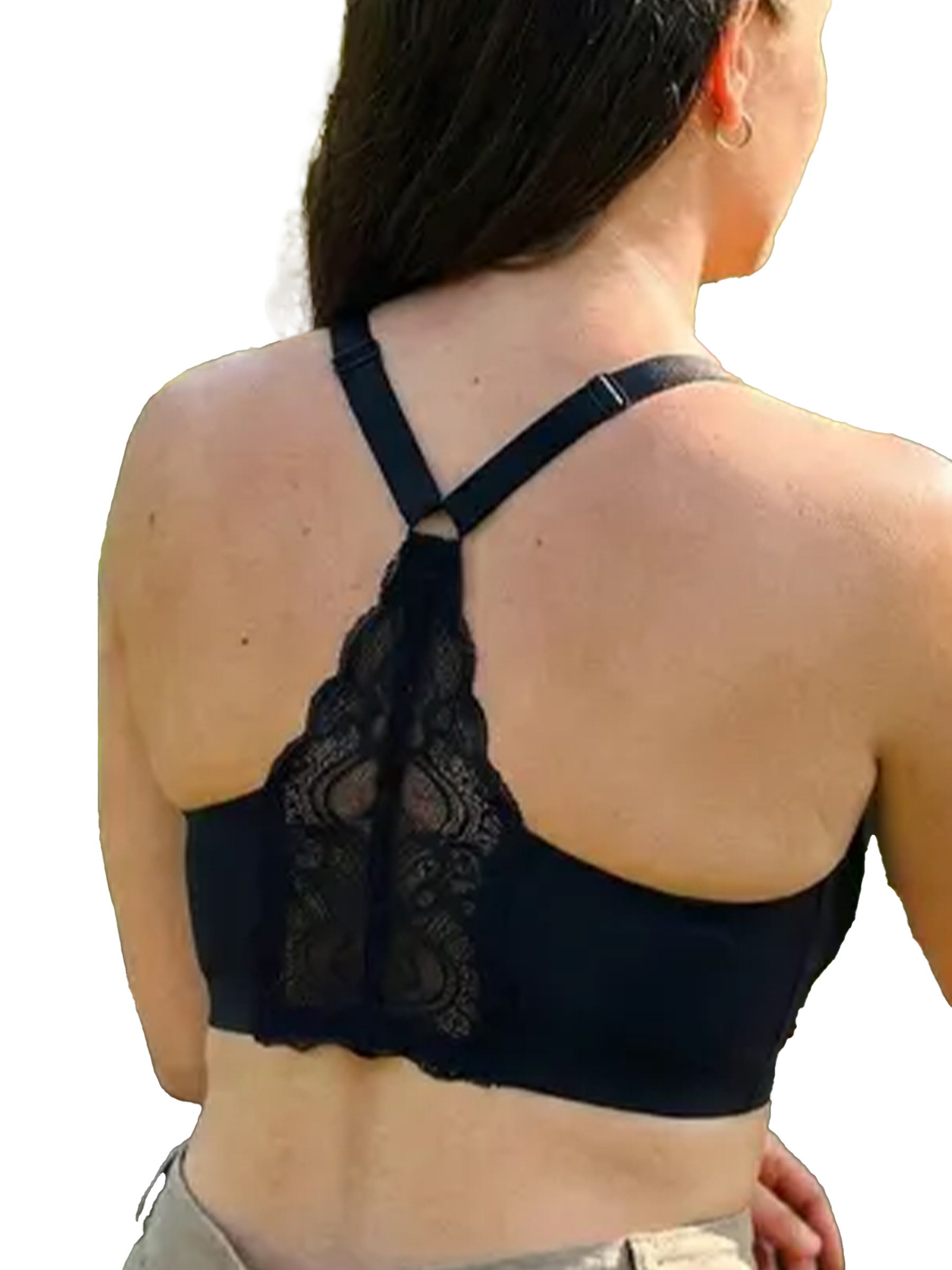 Lace Racerback Wireless Seamless Bralette
