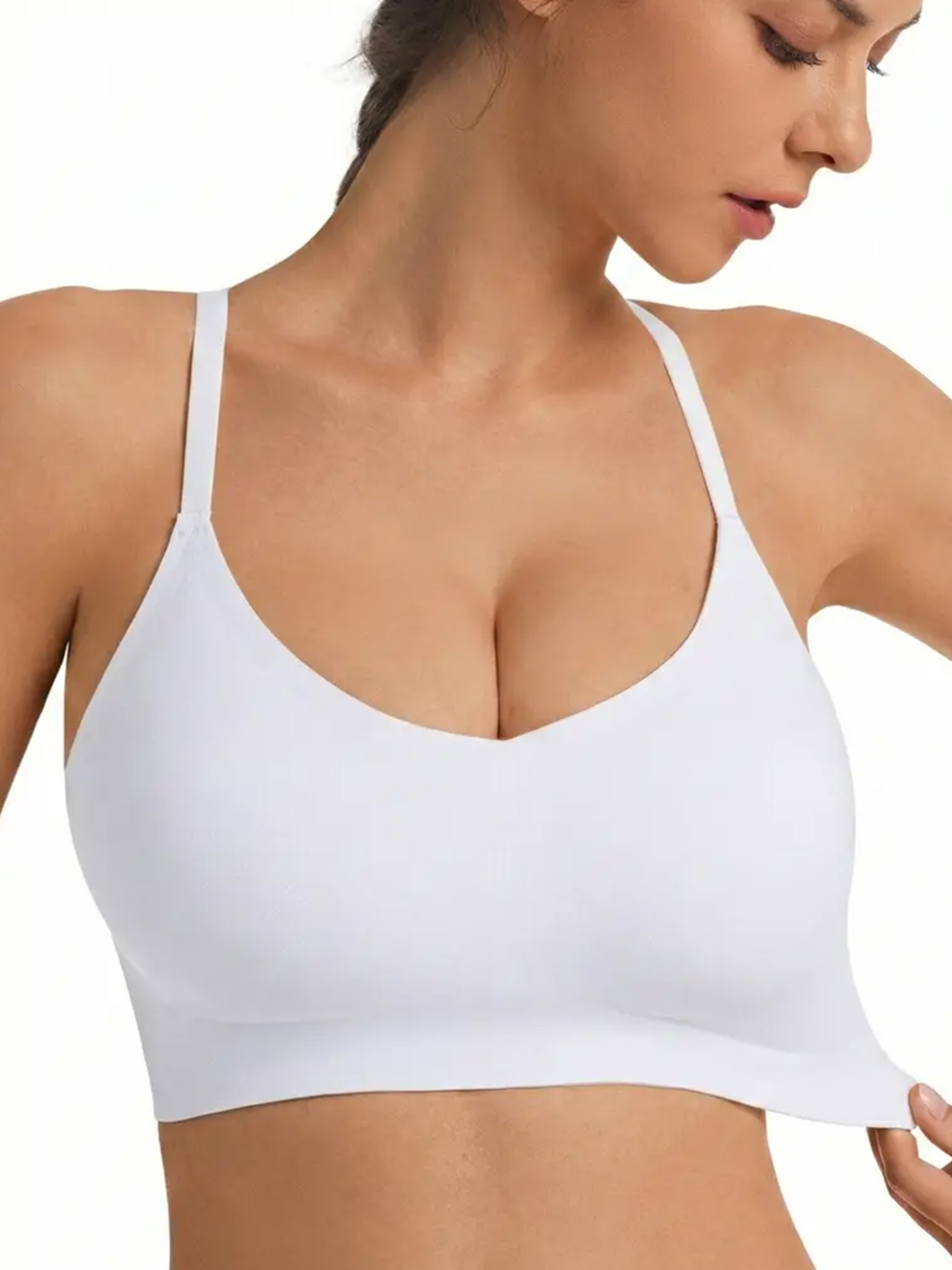 Lace Racerback Wireless Seamless Bralette