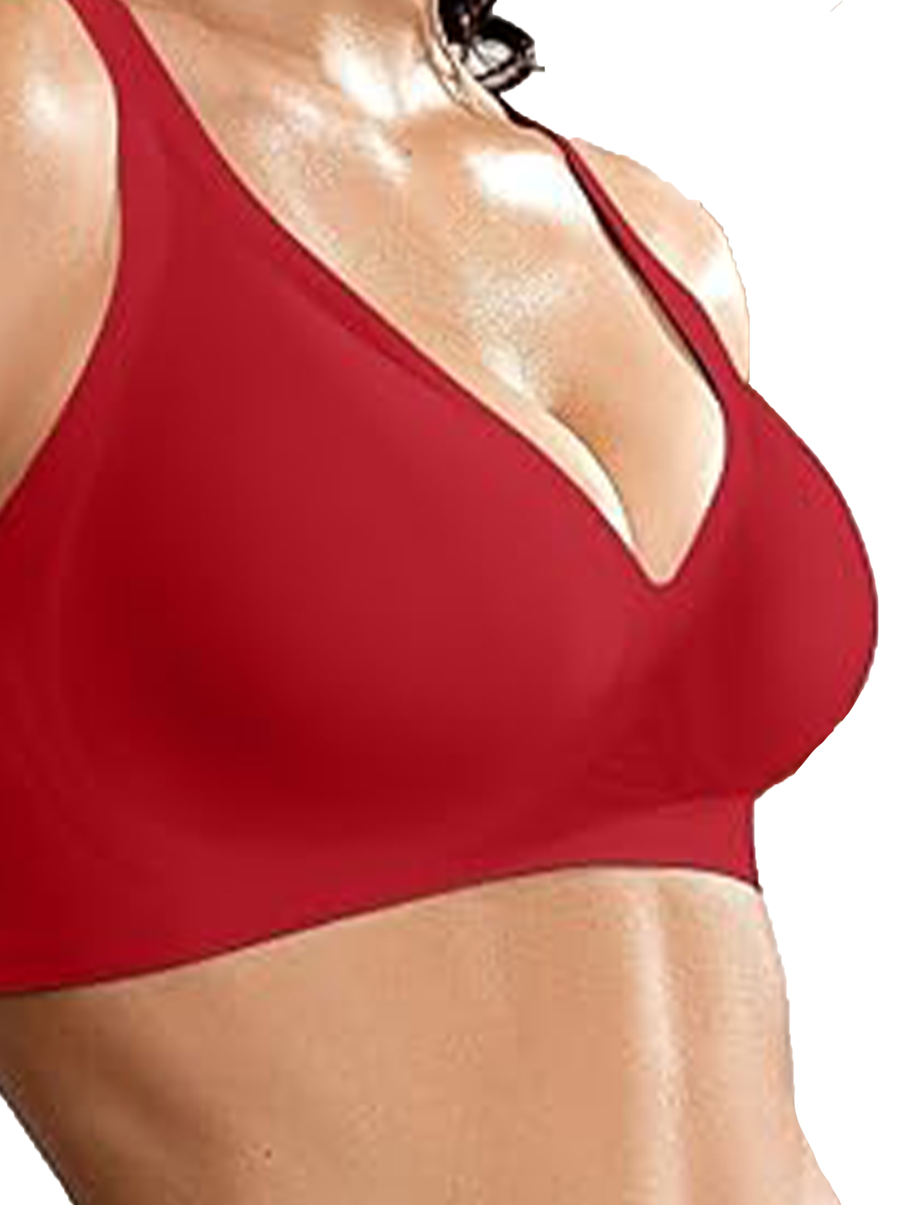 Women's Deep V Wireless Plunge Bra