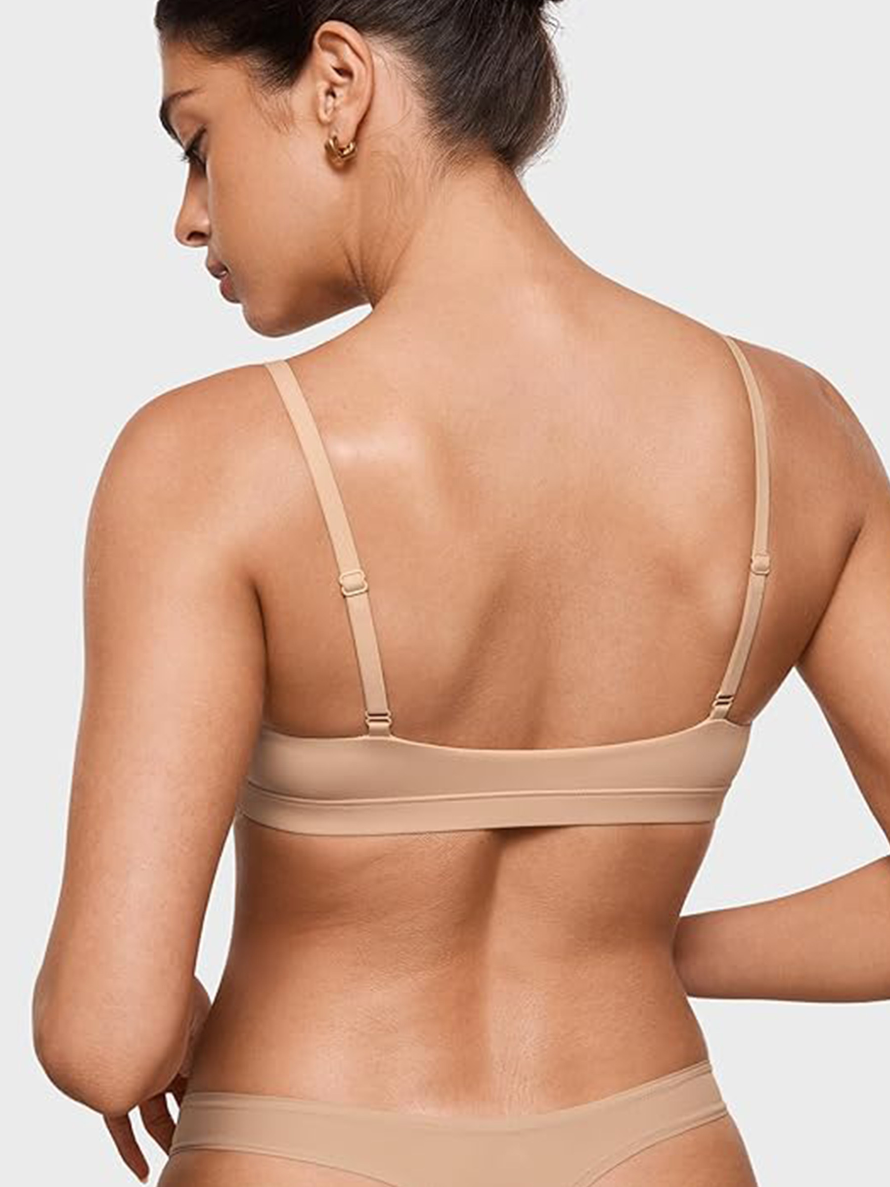 Deep V Plunge Wire-Free Bralette