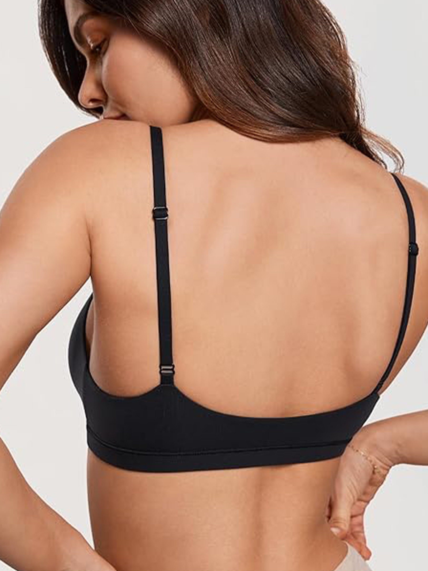Deep V Plunge Wire-Free Bralette